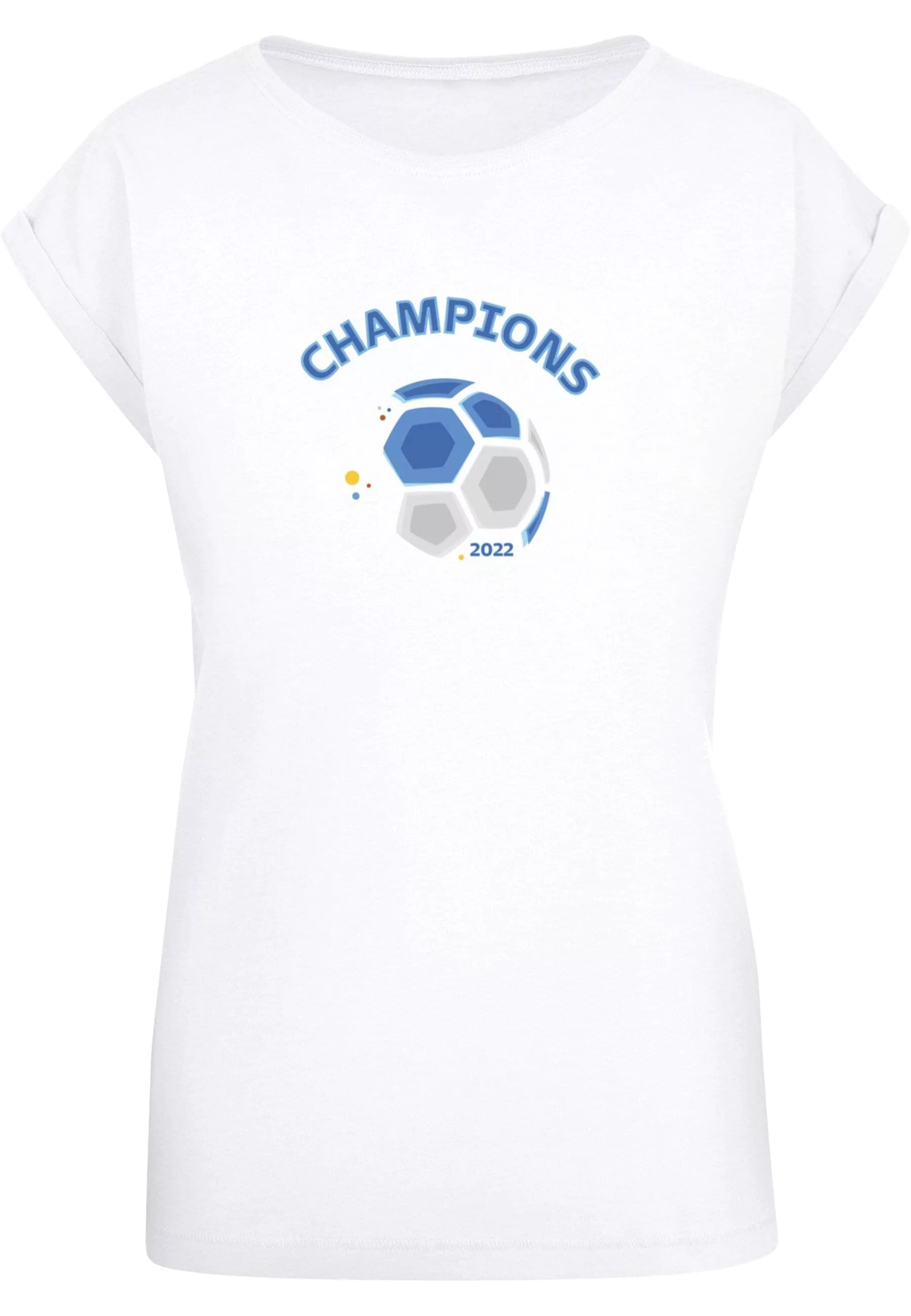 Merchcode T-Shirt "Merchcode Damen Ladies Argentina Champions Extended Shou günstig online kaufen