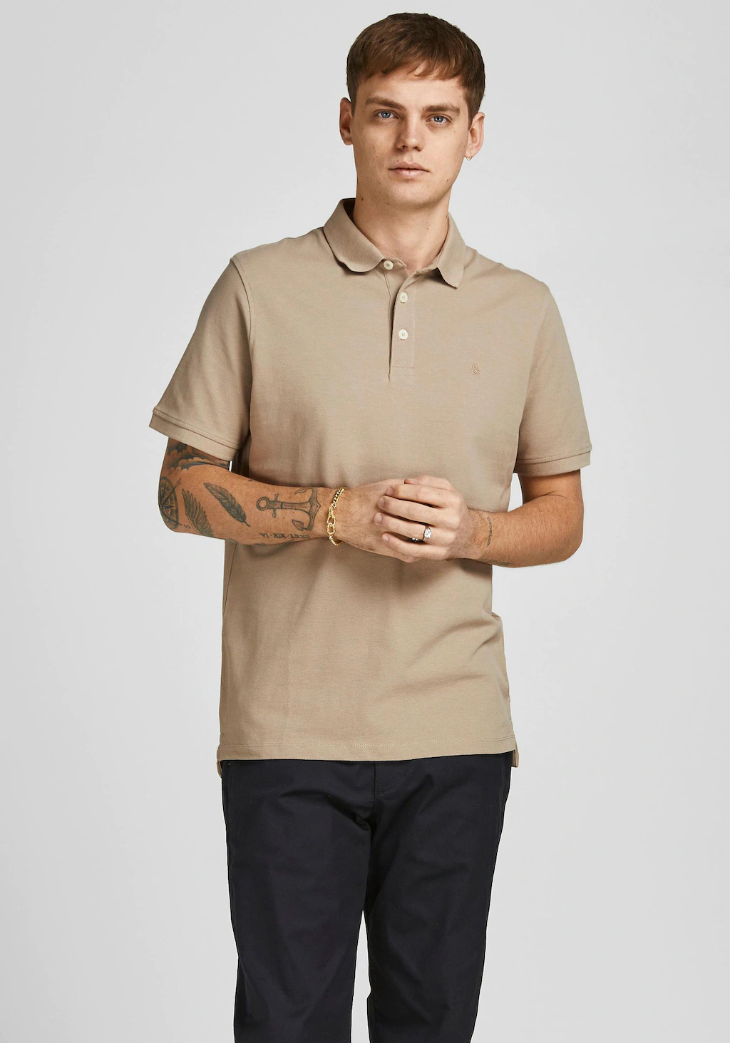 Jack & Jones Herren Poloshirt JJEPAULOS Slim Fit günstig online kaufen