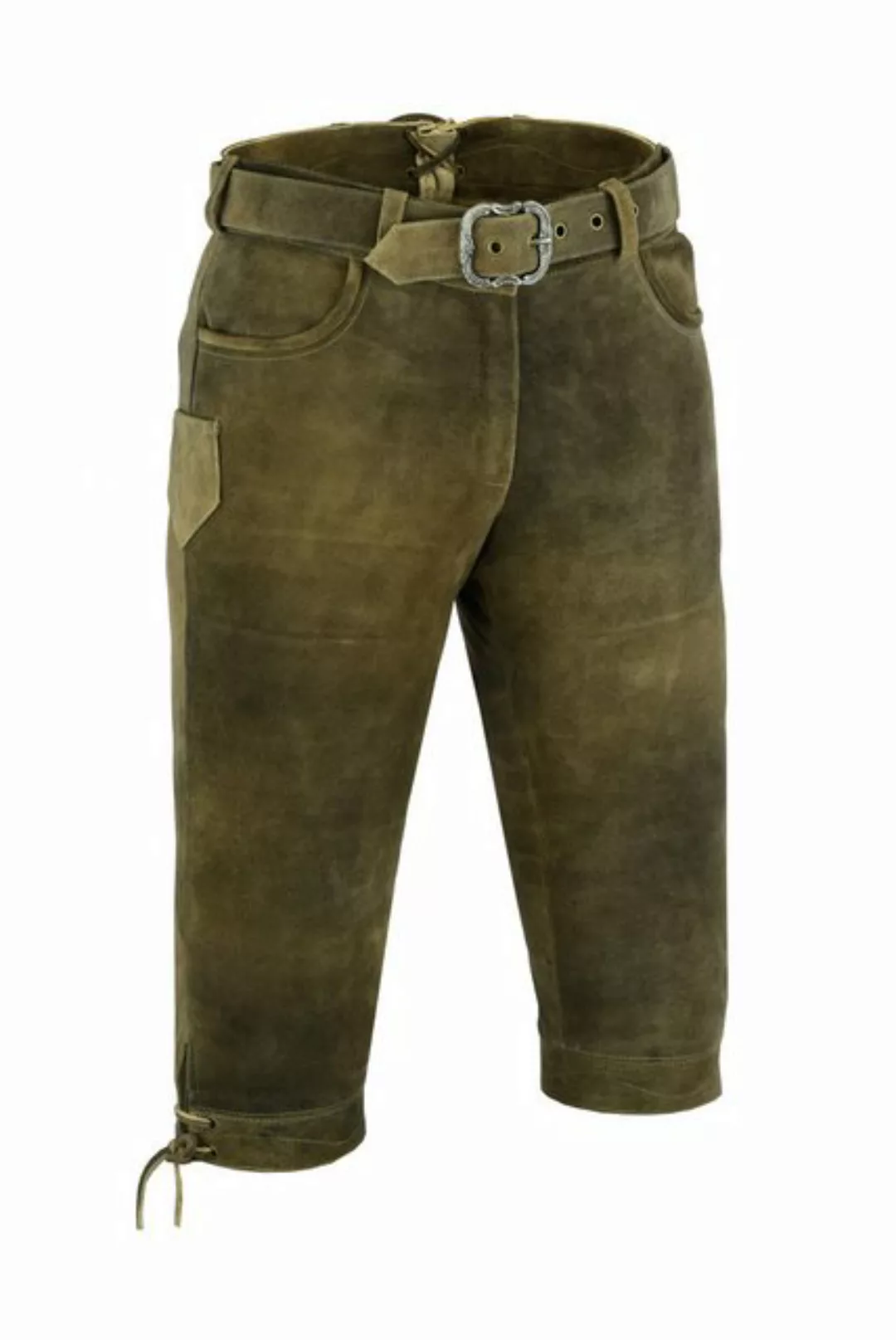 Fuente Leather Wears Trachtenlederhose Vintage Braune Ziegenvelours Trachte günstig online kaufen