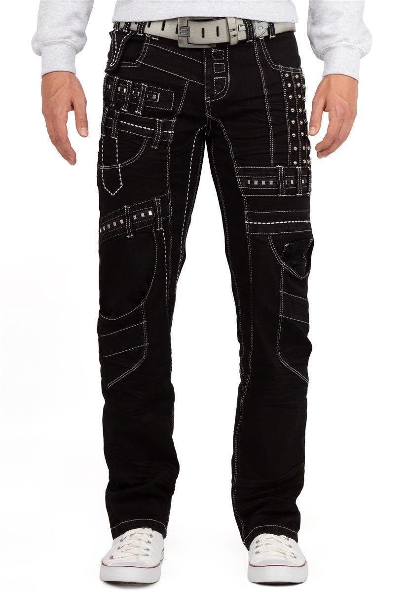Kosmo Lupo 5-Pocket-Jeans Auffällige Herren Hose günstig online kaufen