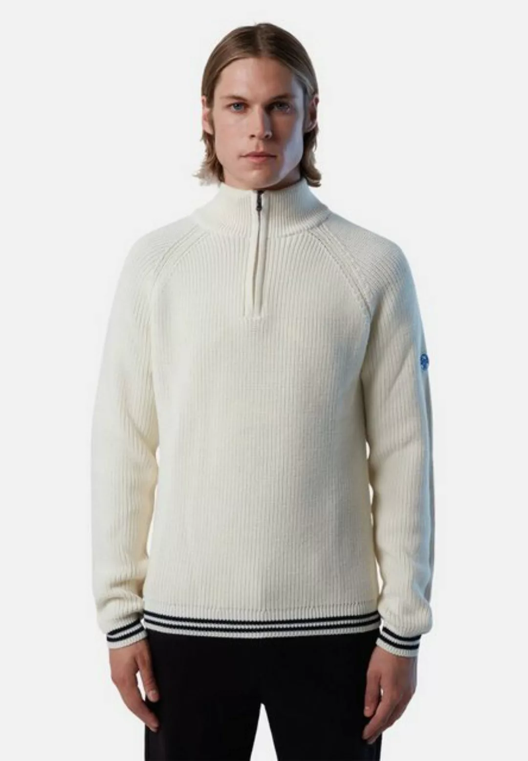 North Sails Strickpullover Half-Zip-Pulli aus Wolle Sonstiges günstig online kaufen