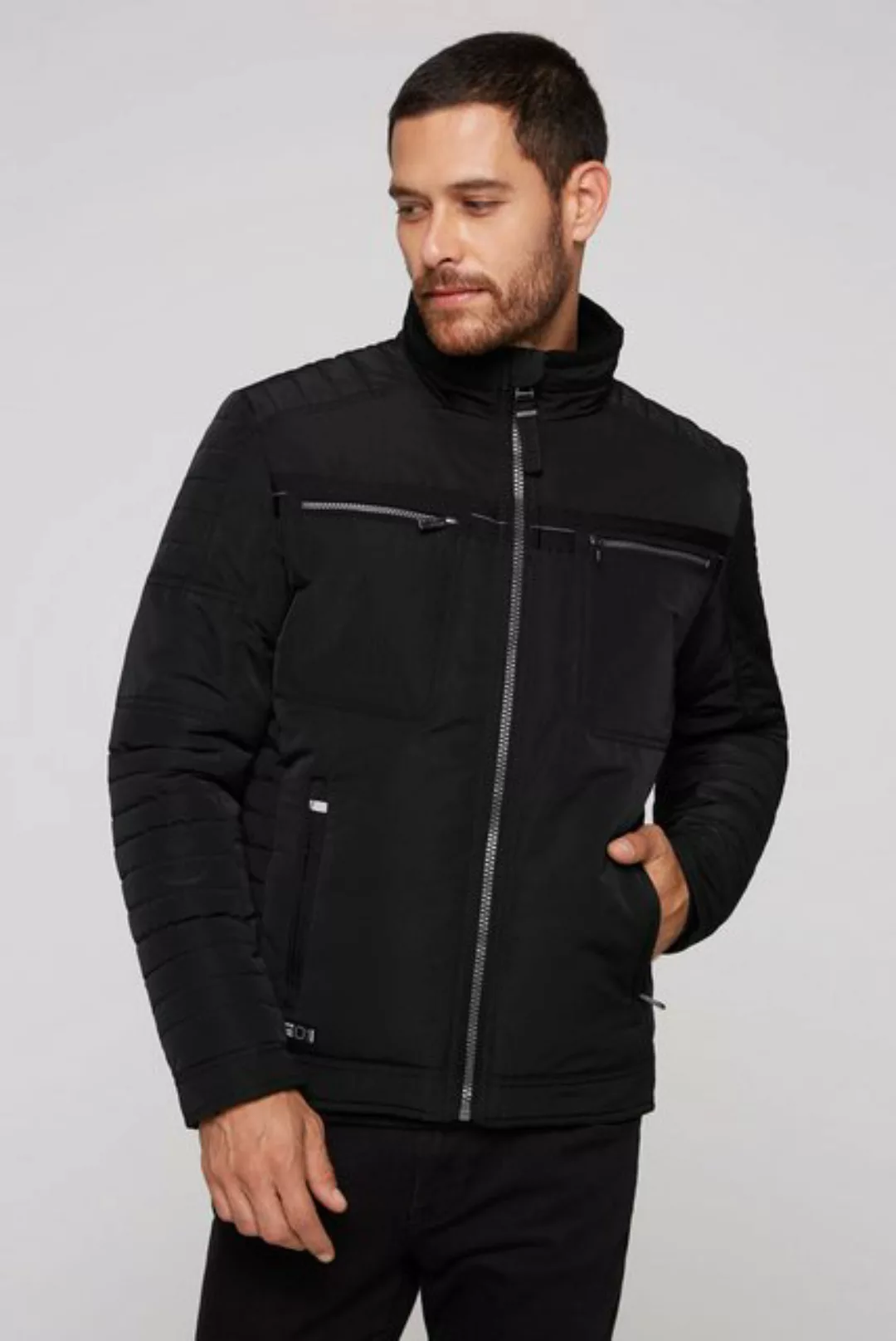 CAMP DAVID Winterjacke im Biker-Design günstig online kaufen