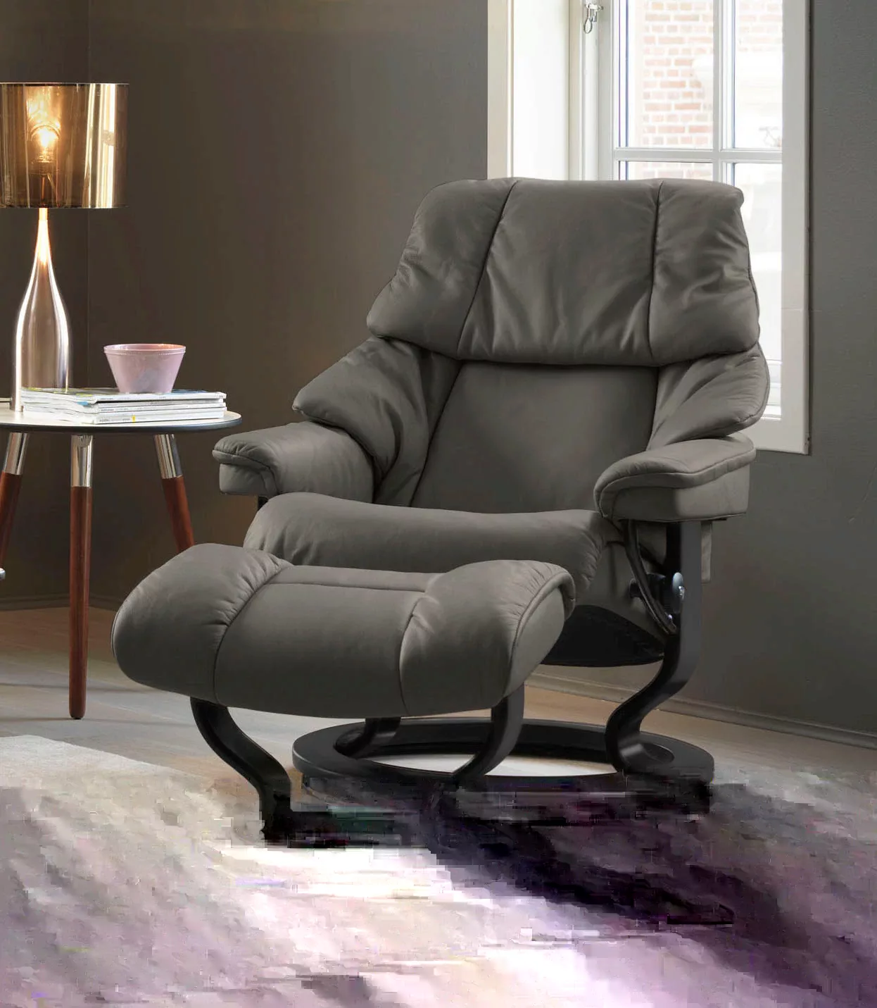 Stressless Relaxsessel "Reno", mit Classic Base, Größe S, M & L, Gestell Sc günstig online kaufen