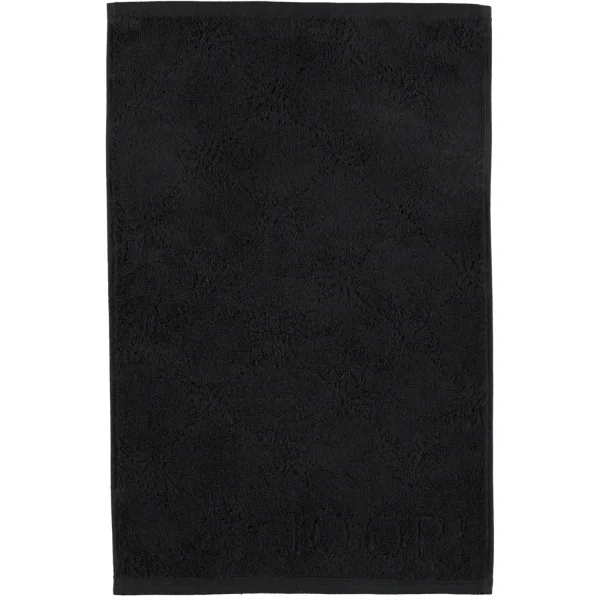 JOOP Uni Cornflower 1670 - Farbe: Schwarz - 906 - Gästetuch 30x50 cm günstig online kaufen