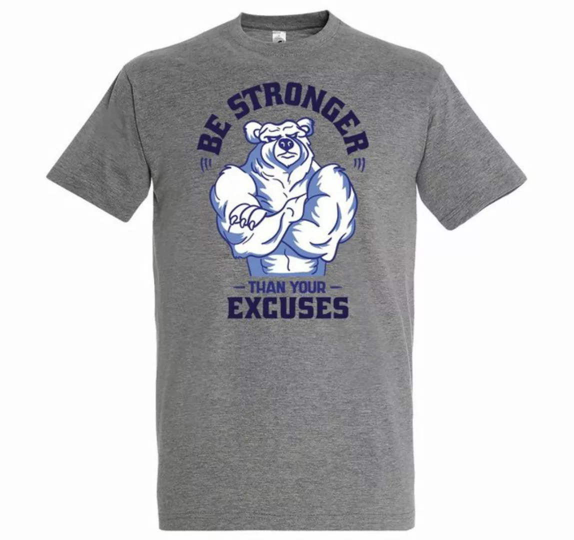 Youth Designz T-Shirt Be Stronger than your Excuses Herren Shirt mit Trendi günstig online kaufen