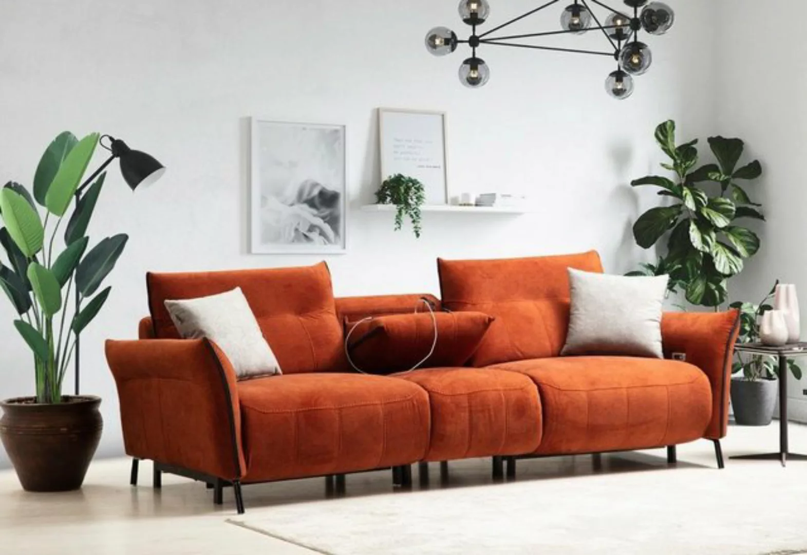 JVmoebel 4-Sitzer Viersitzer Sofa Couch Luxus Wohnzimmer Designer Modern Mö günstig online kaufen