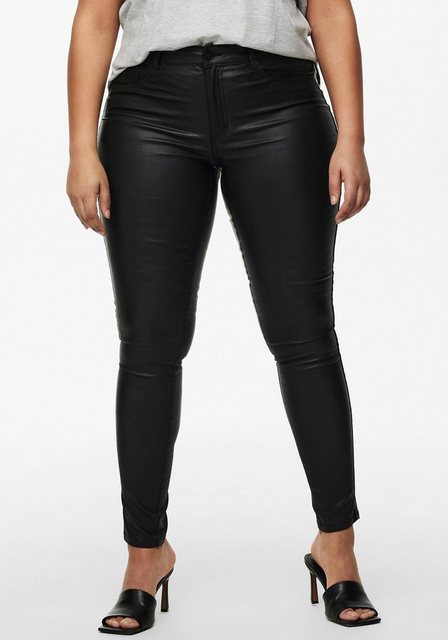 Carmakoma by Only Damen Hose CARPUNK REG SK COATED PANTS in großen Größen günstig online kaufen