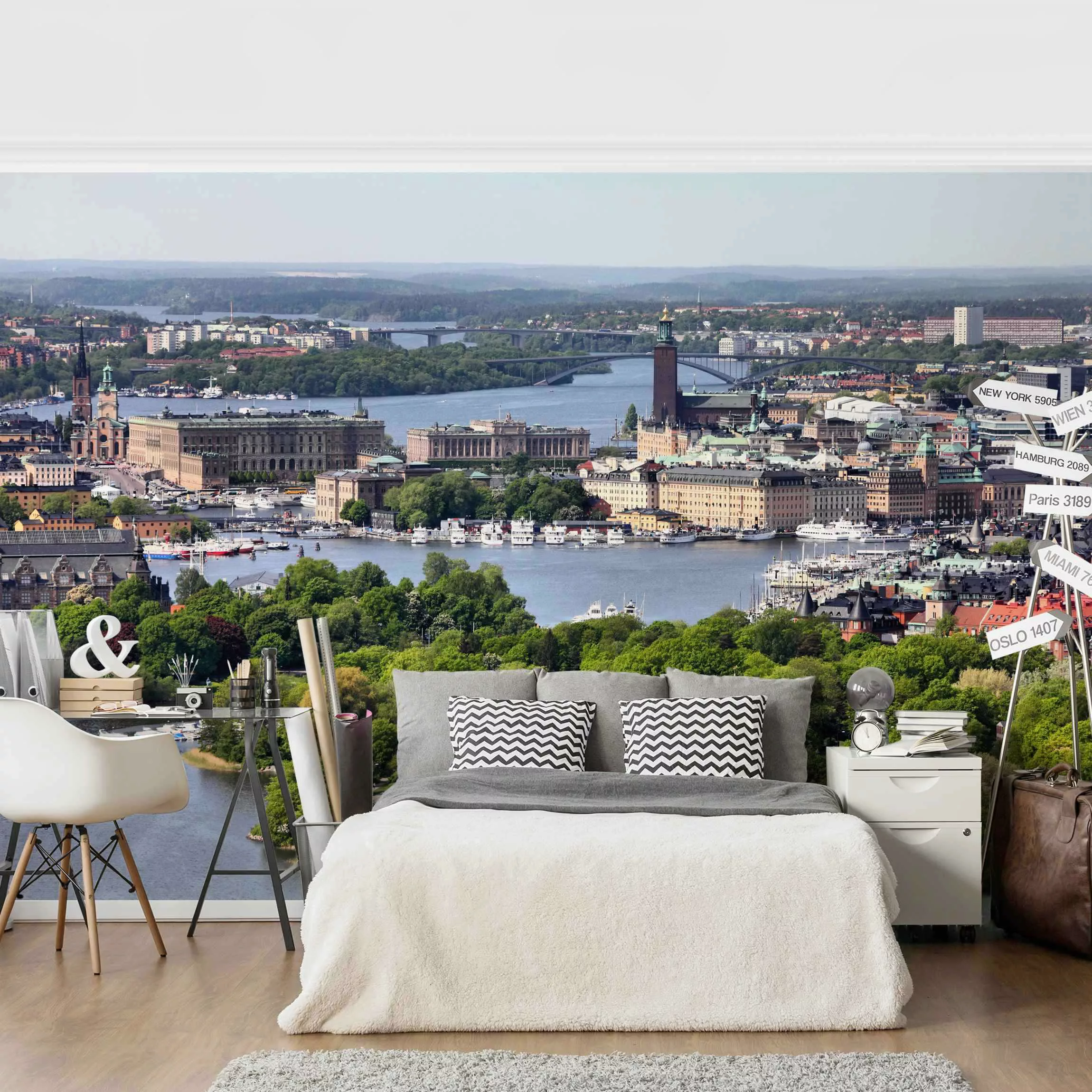 Fototapete Stockholm City günstig online kaufen