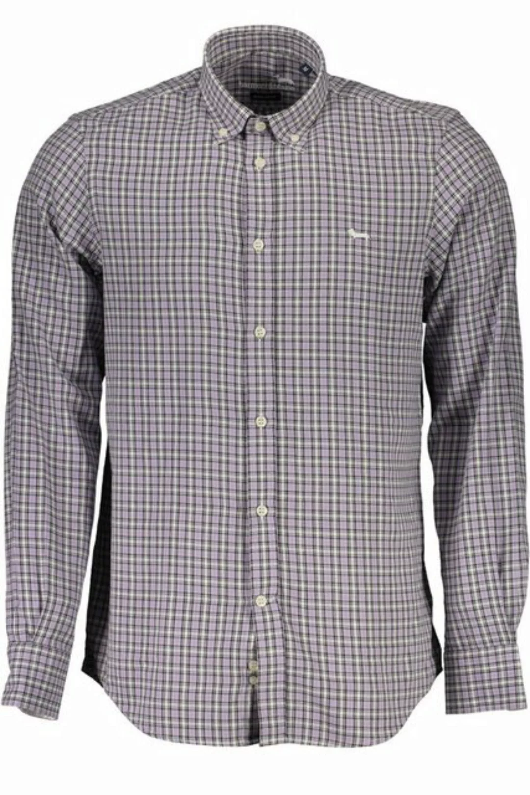 Harmont & Blaine Langarmhemd Violettes Herrenhemd: Regular Fit, Button-Down günstig online kaufen