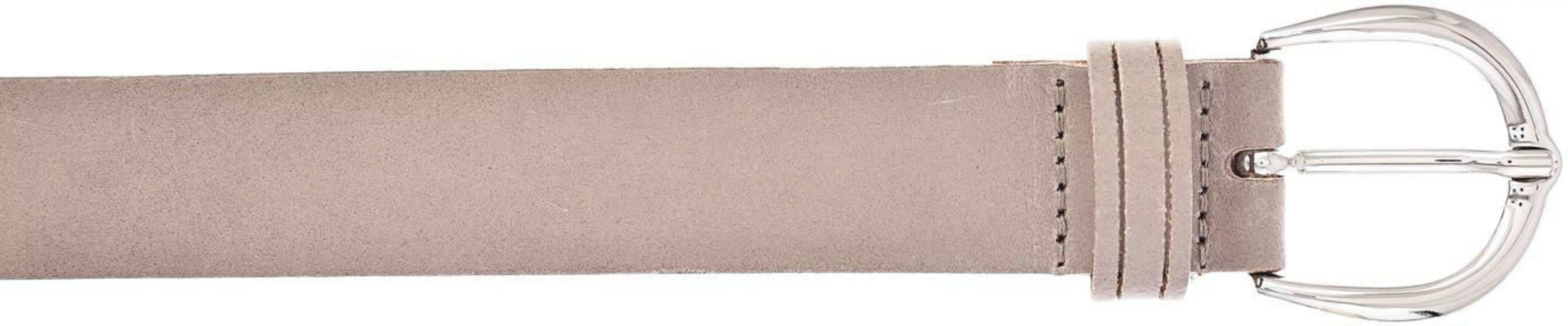 Tamaris Ledergürtel, mit glänzender silberfarbener Schließe günstig online kaufen