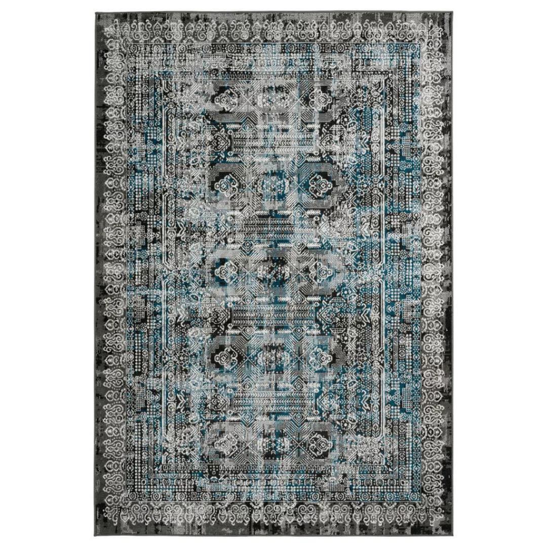 360Living Teppich blau B/L: ca. 200x290 cm günstig online kaufen