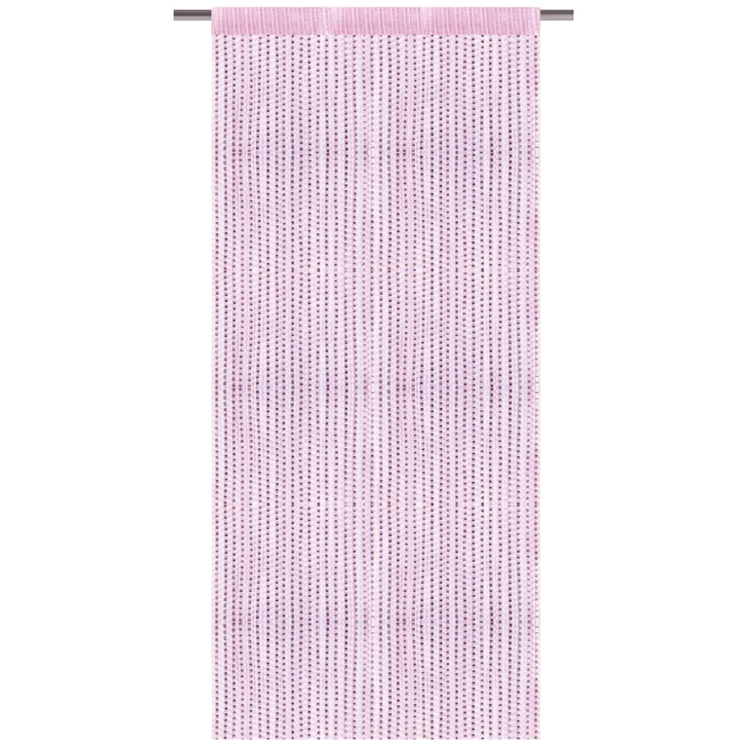 Bestlivings Fadenvorhand Fadengardine Vorhang Gardine Rosa 90 cm x 200 cm günstig online kaufen