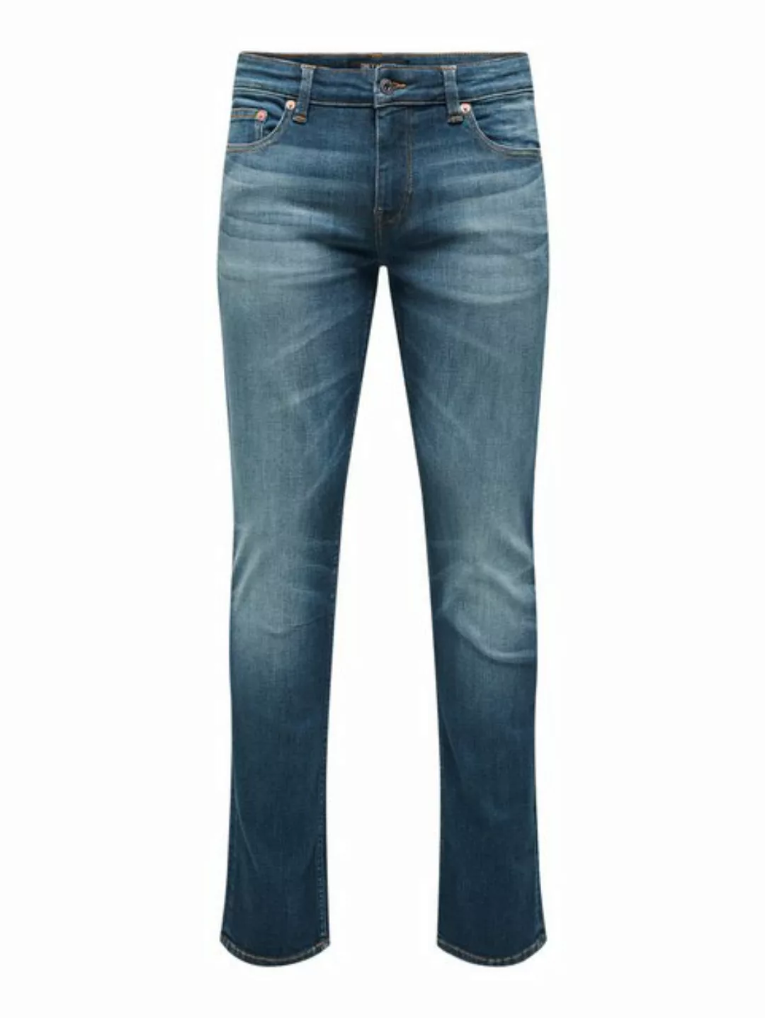 ONLY & SONS Slim-fit-Jeans OS ONSLOOM SLIM BLUE GREY 40 mit Destroyed Effek günstig online kaufen