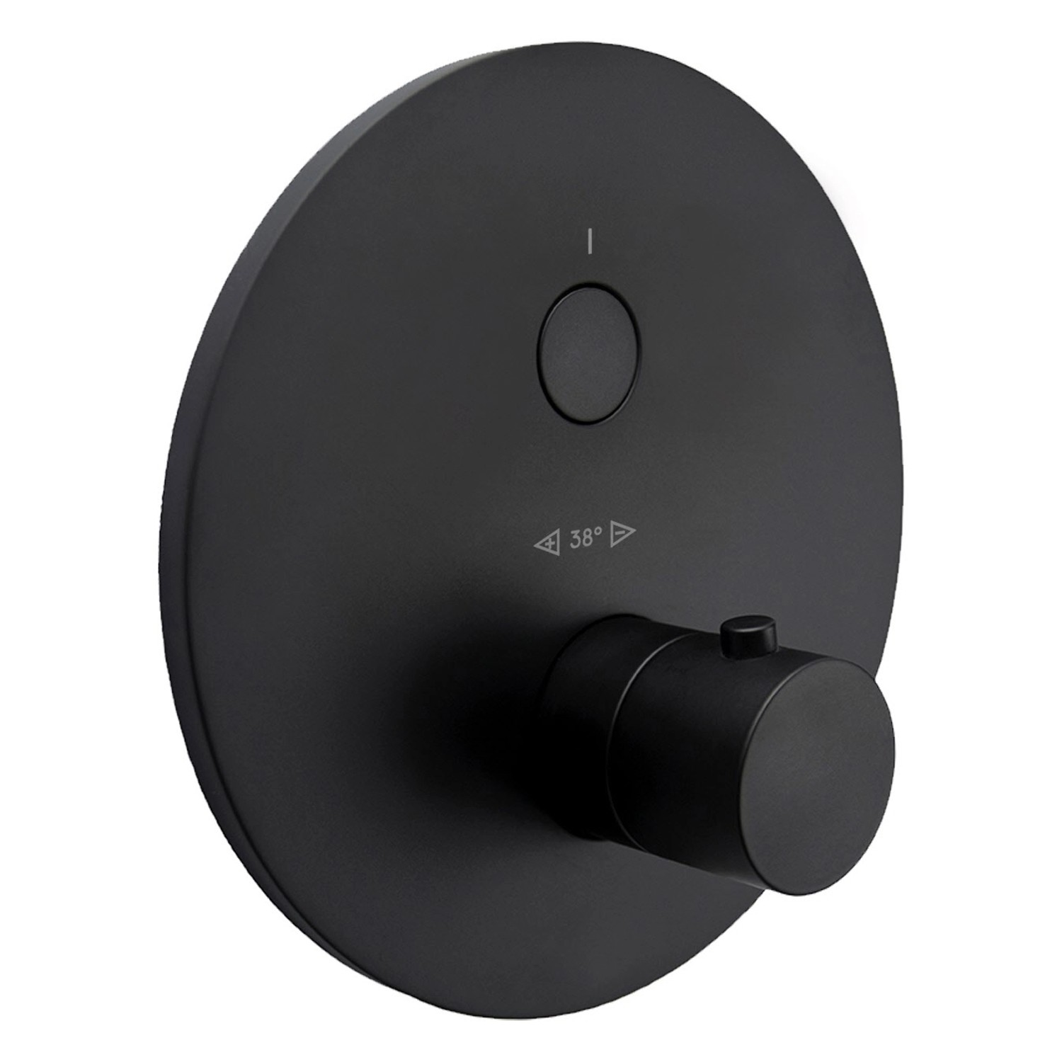 pianura Thermostat Unterputz für 1 Verbraucher Stella Smart Push in Schwarz günstig online kaufen