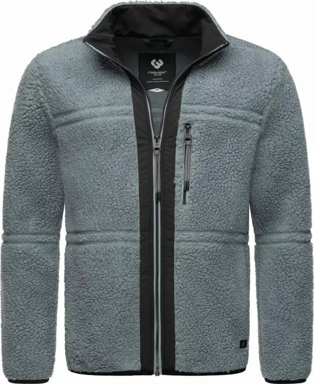 Ragwear Plüschjacke Noory Herren Basic Teddy-Fleece Jacke günstig online kaufen