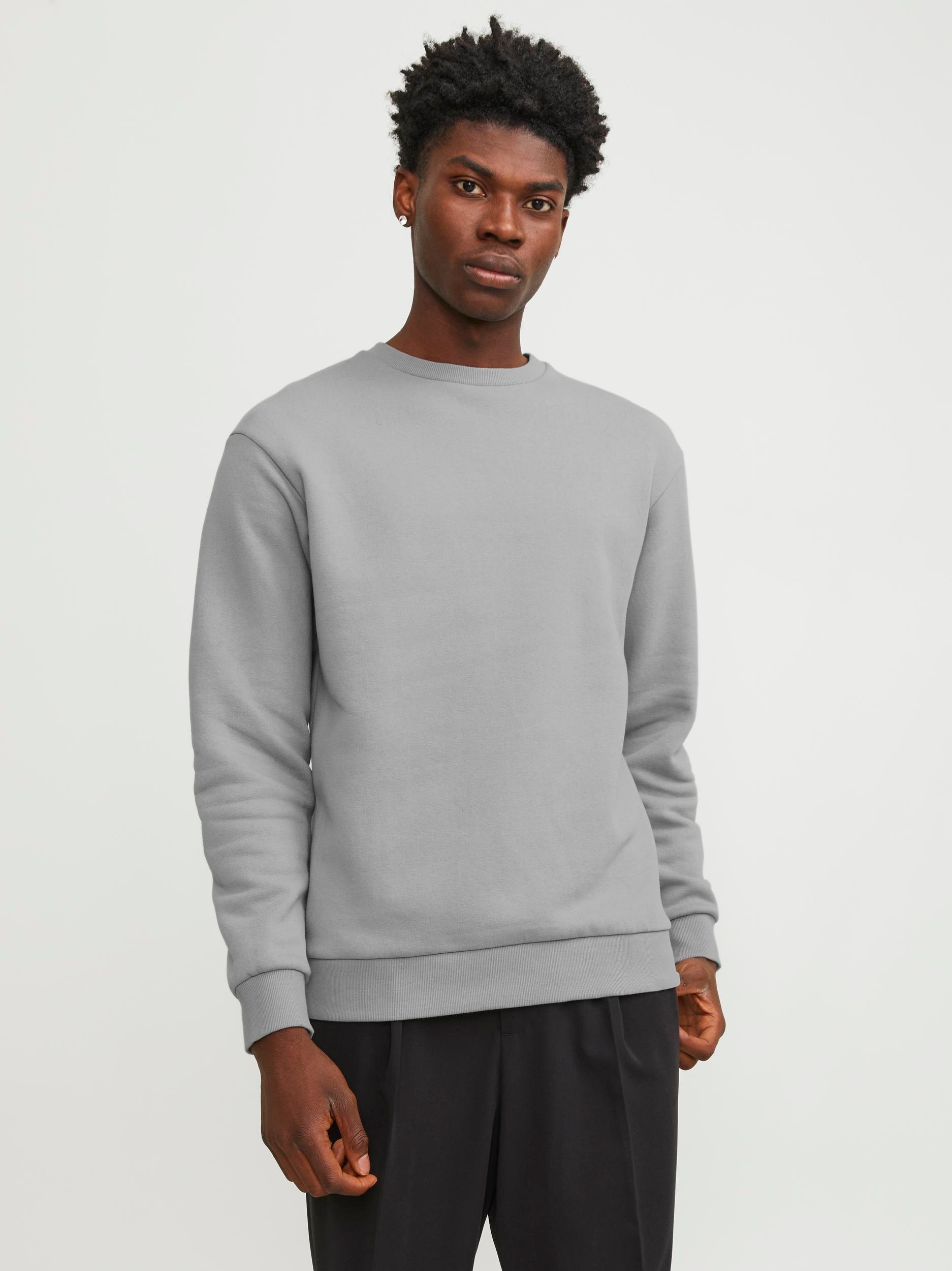 Jack & Jones Sweatshirt "JJEBRADLEY SWEAT CREW NOOS", mit Rippbündchen günstig online kaufen