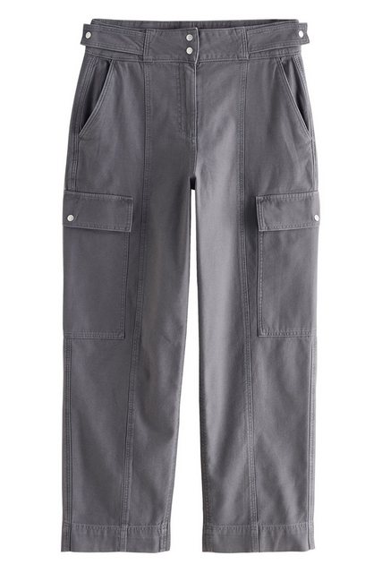 Next Stoffhose Cargohose mit Barrel-Bein aus 100 % Baumwolle (1-tlg) günstig online kaufen