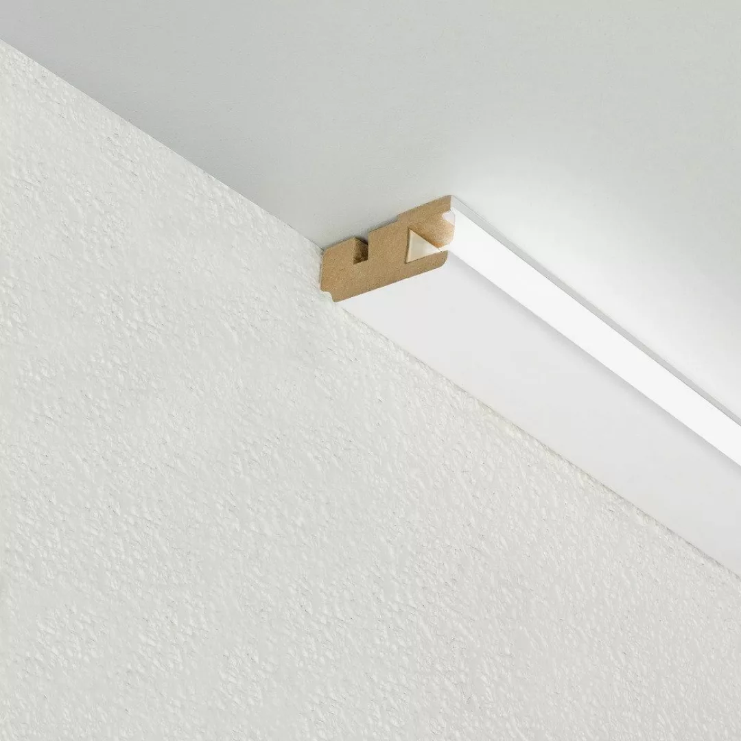 Kosche Deckenleiste LED-Deckenleiste MDF weiß 22 günstig online kaufen