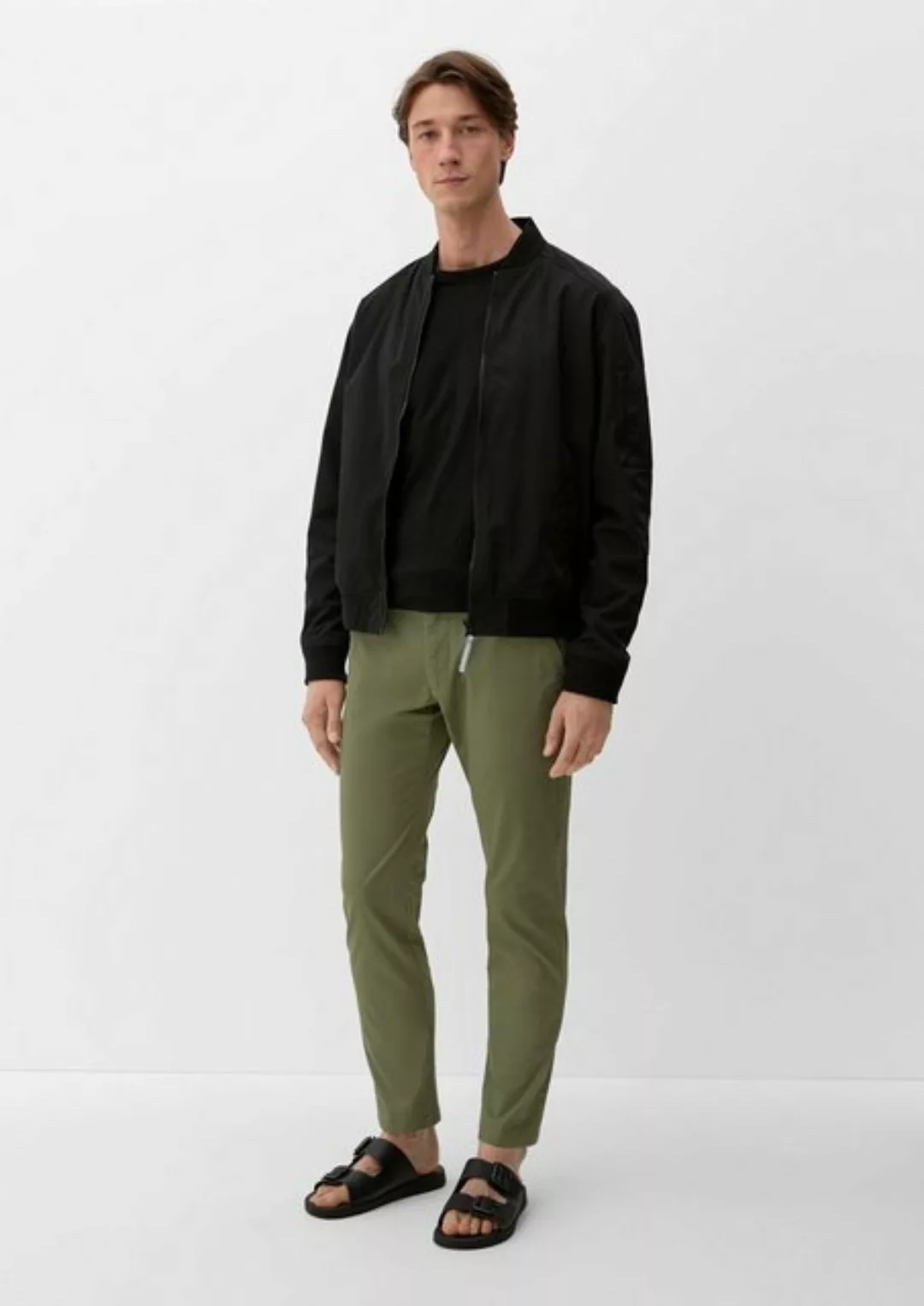 s.Oliver Stoffhose Slim Fit: Chino aus Baumwolltwill günstig online kaufen