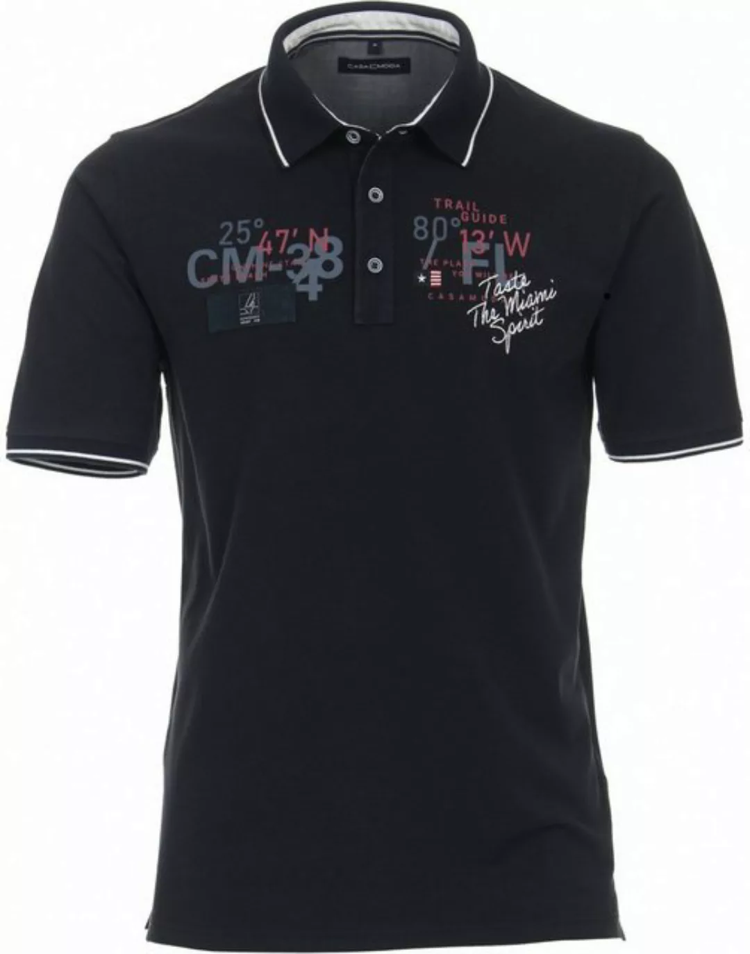 CASAMODA Kurzarmshirt Polo günstig online kaufen