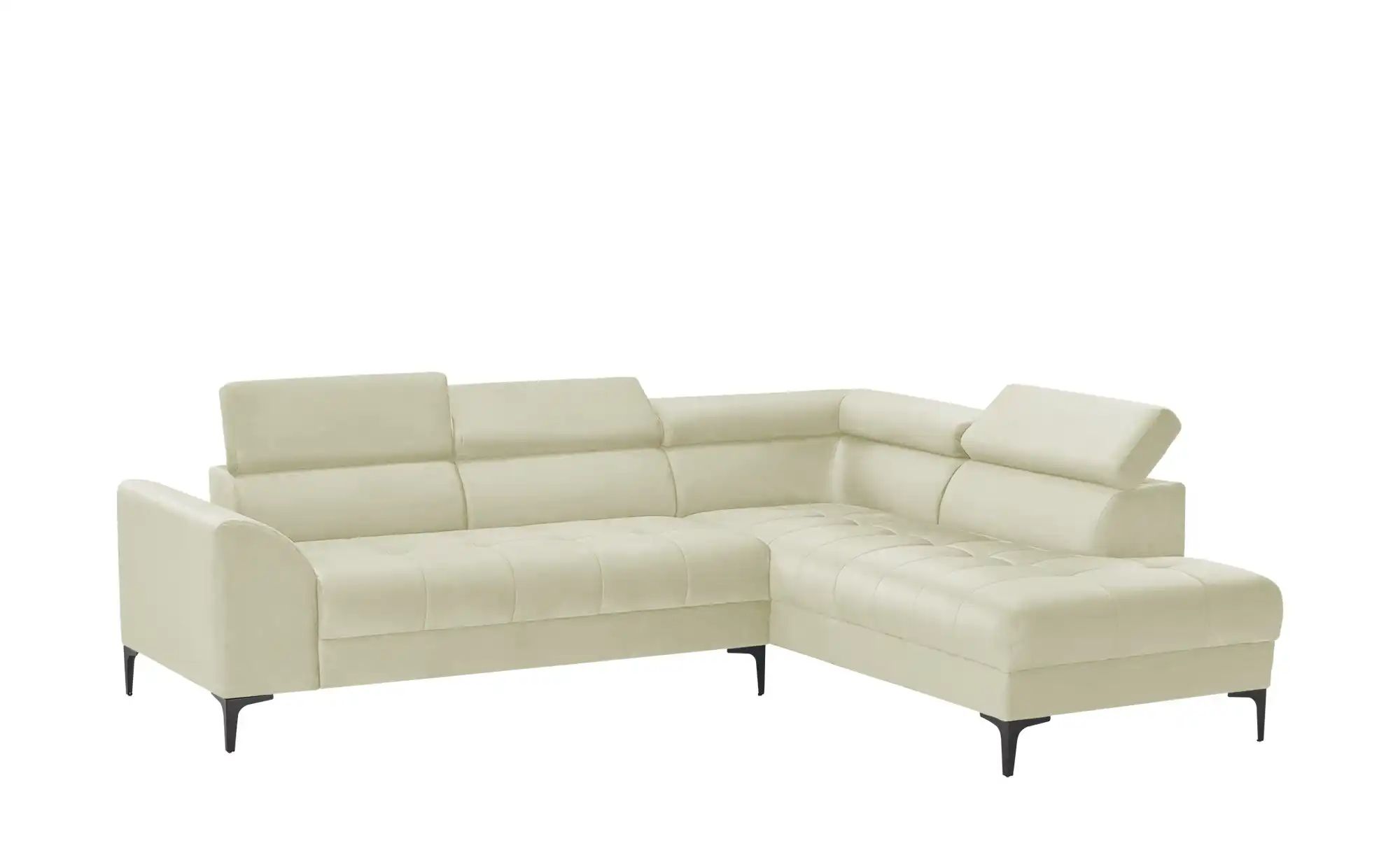 switch Ecksofa mit verstellbaren Kopfstützen Carisma ¦ beige ¦ Maße (cm): B günstig online kaufen