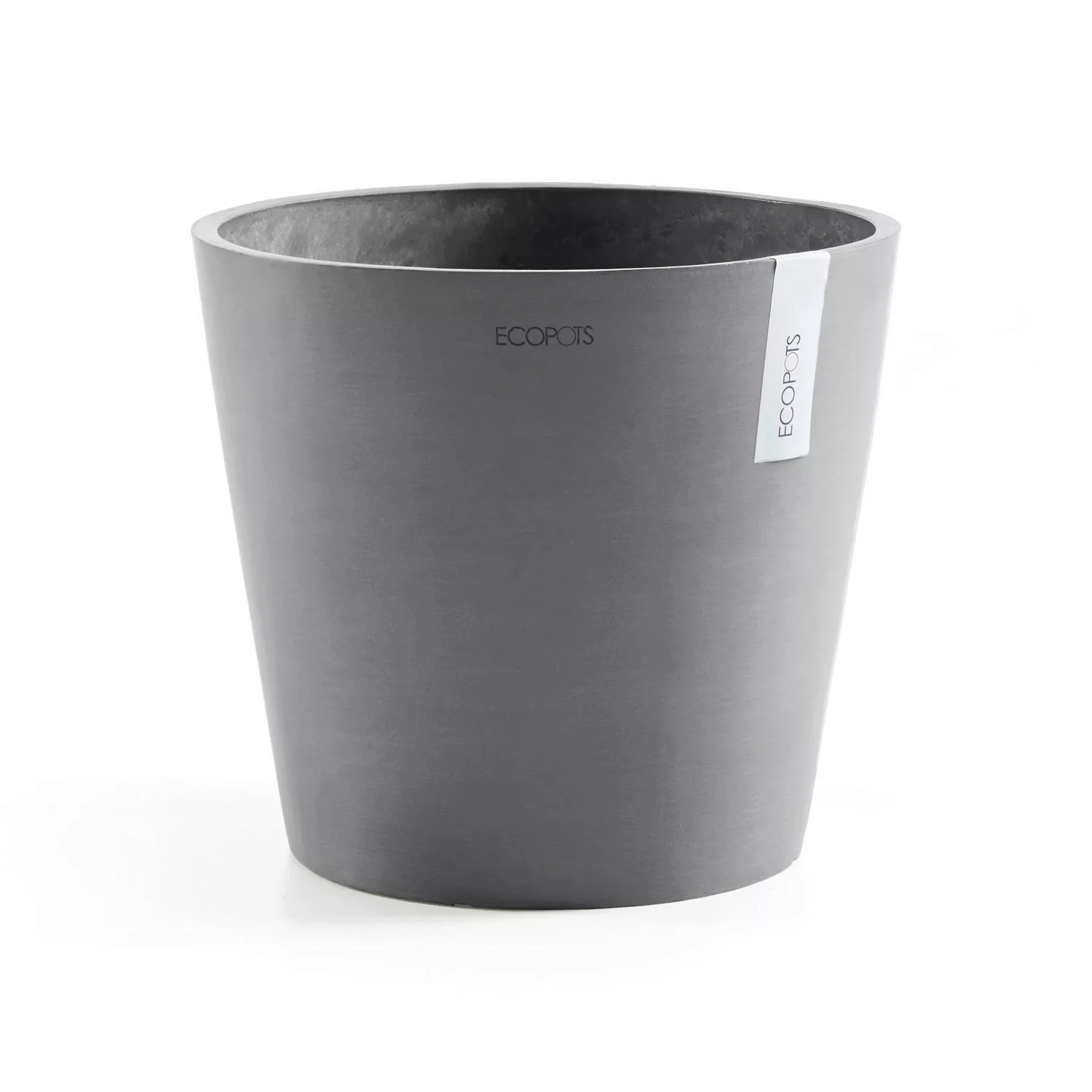 Ecopots Pflanztopf Amsterdam Grau 30 cm x 26 cm günstig online kaufen