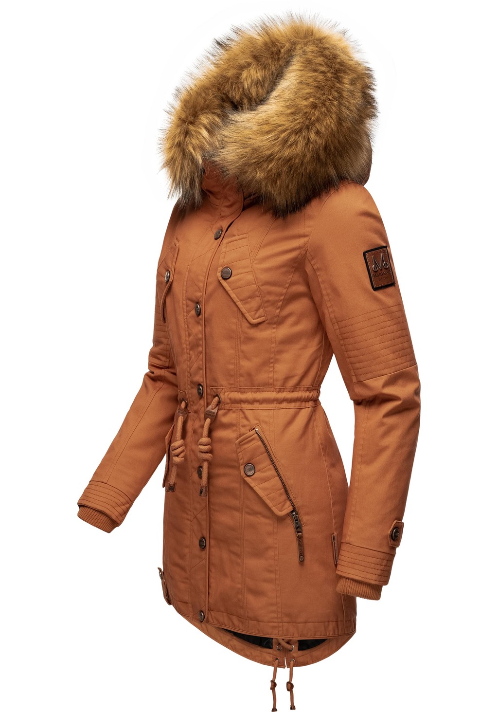 Marikoo Wintermantel "La Viva Prc", stylischer Winterparka mit abnehmbarem günstig online kaufen