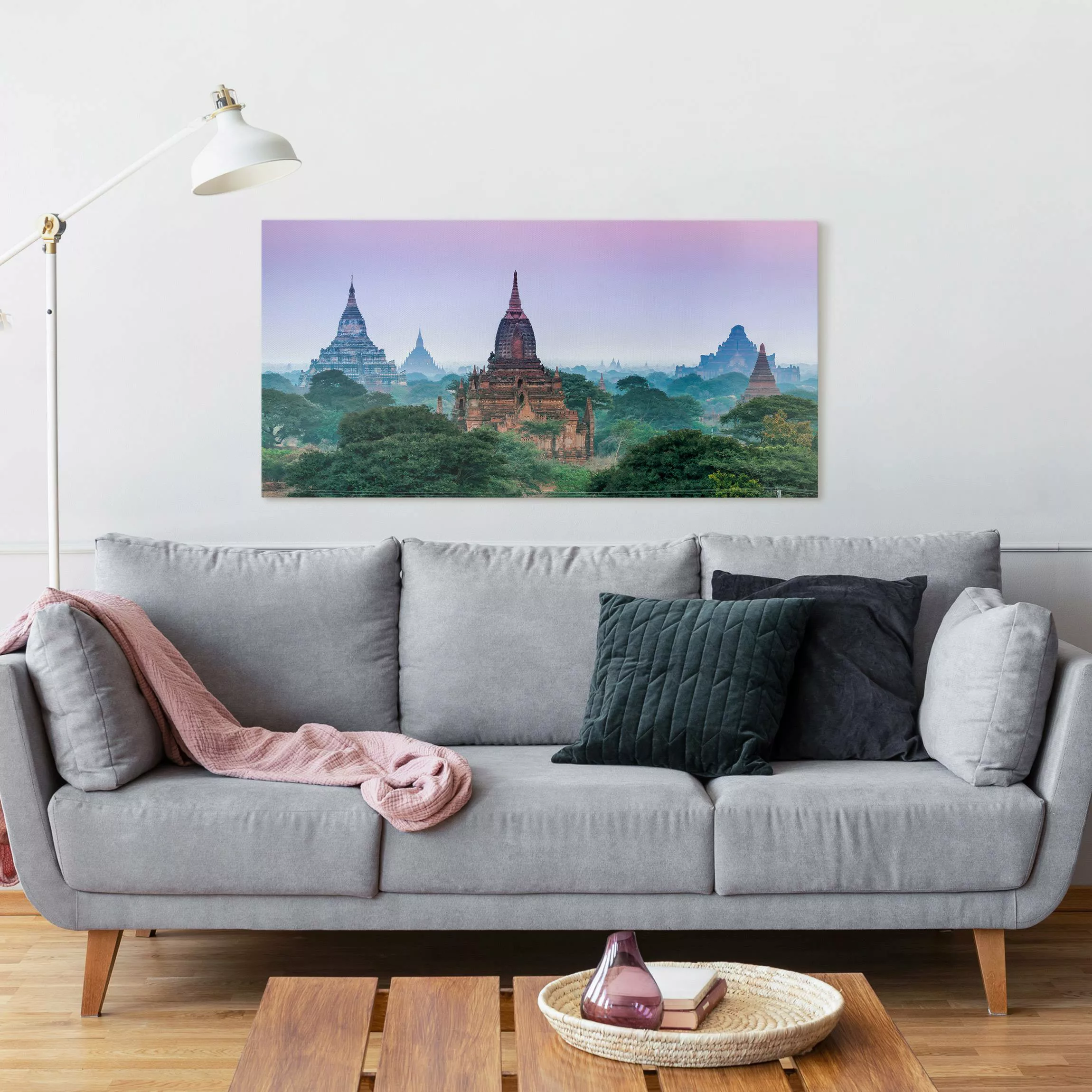 Leinwandbild Sakralgebäude in Bagan günstig online kaufen