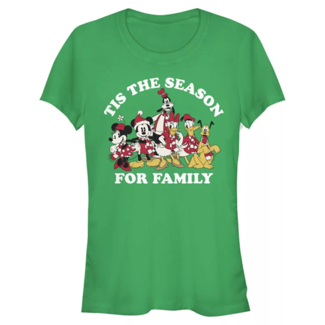 Disney - Micky Maus - Gruppe Family Season - Frauen T-Shirt günstig online kaufen