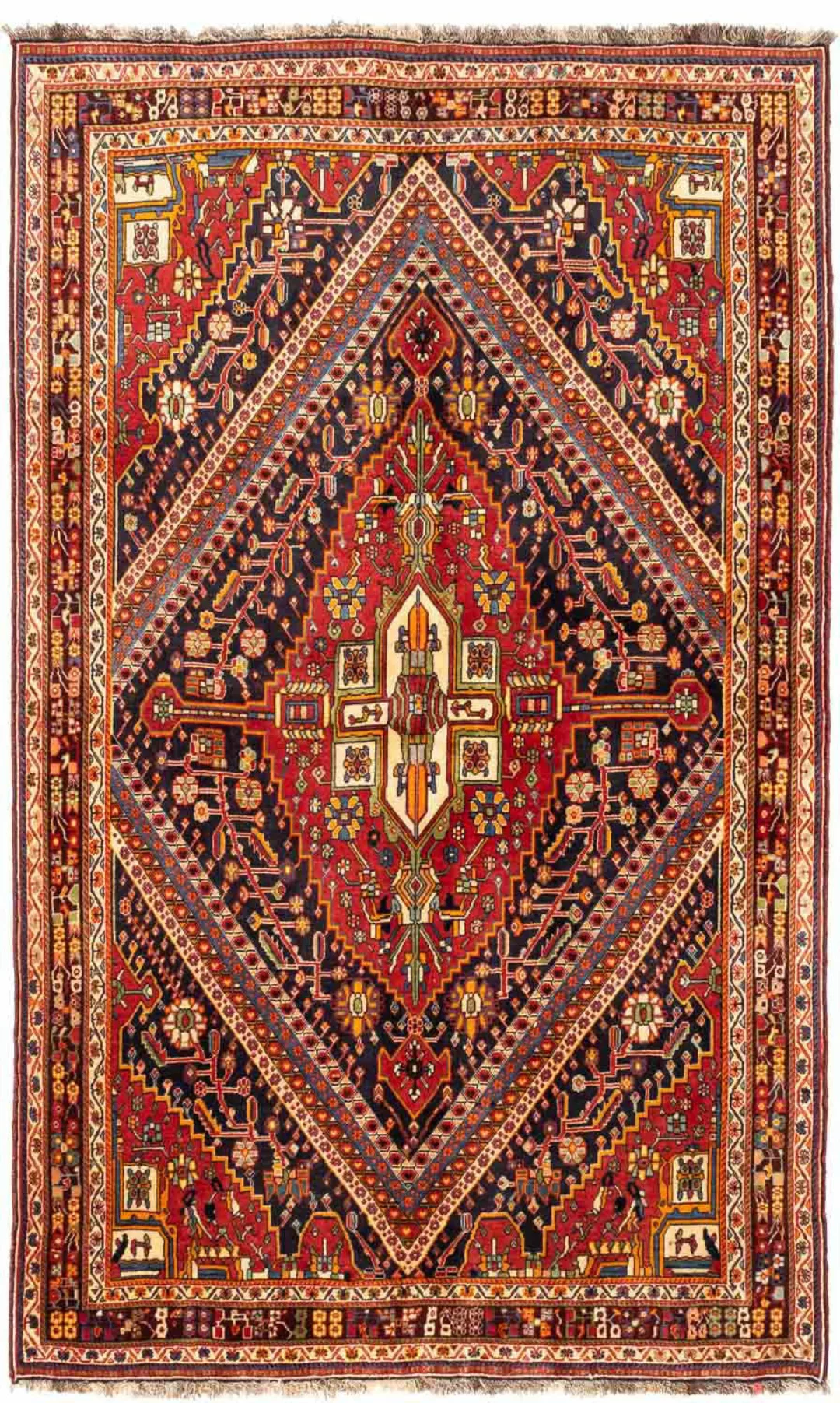 morgenland Wollteppich »Shiraz Medaillon 260 x 165 cm«, rechteckig günstig online kaufen