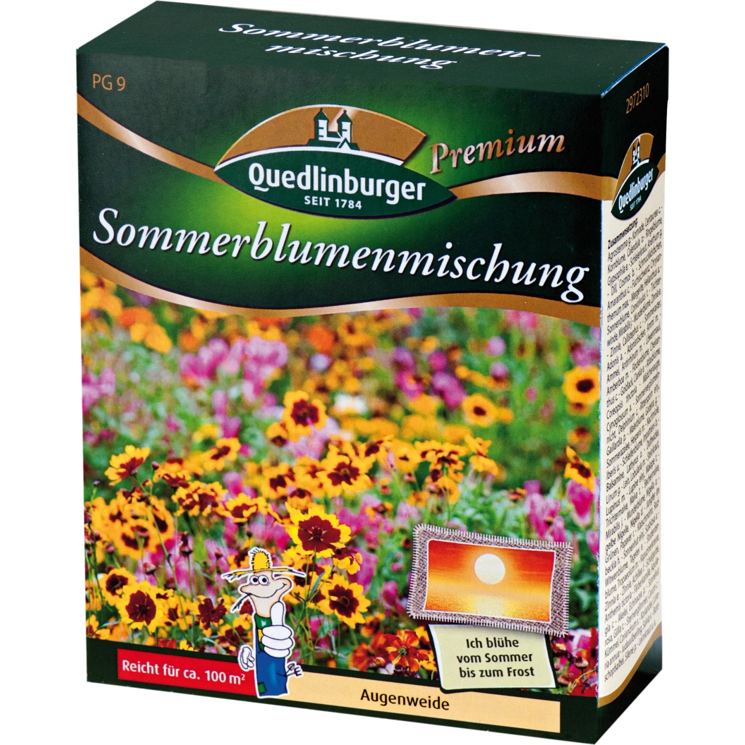 Quedlinburger Saatgut Sommerblumenmischung 100g Faltschachtel günstig online kaufen