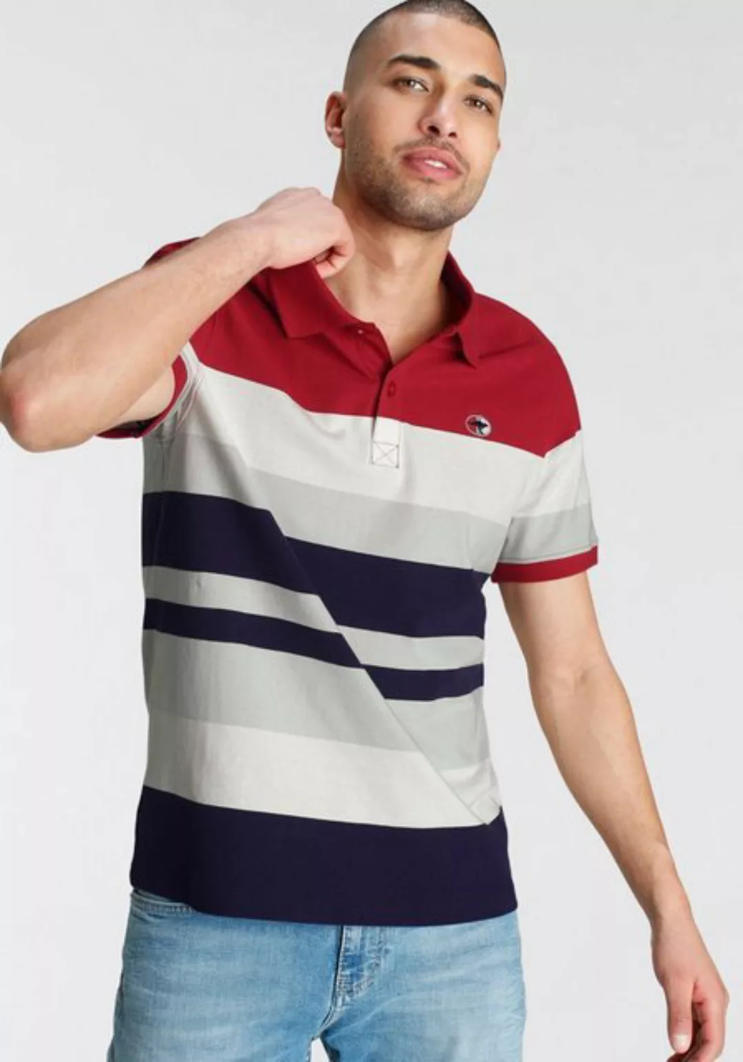 KangaROOS Poloshirt "KangaROOS", halbarm, Regular Fit, casual, aus Baumwoll günstig online kaufen