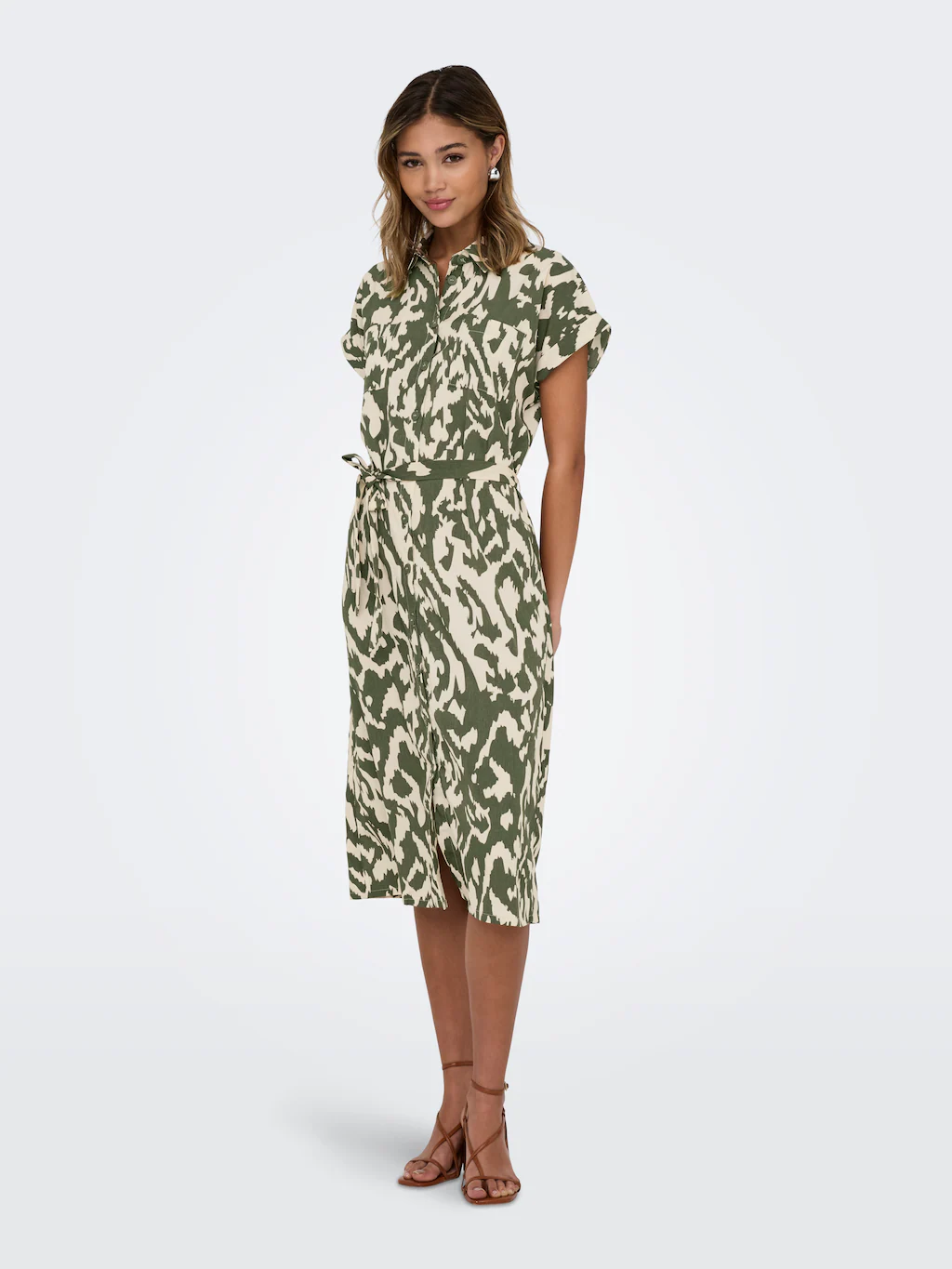 ONLY Hemdblusenkleid "ONLHANNOVER S/S SHIRT DRESS NOOS WVN", Sommerkleid günstig online kaufen