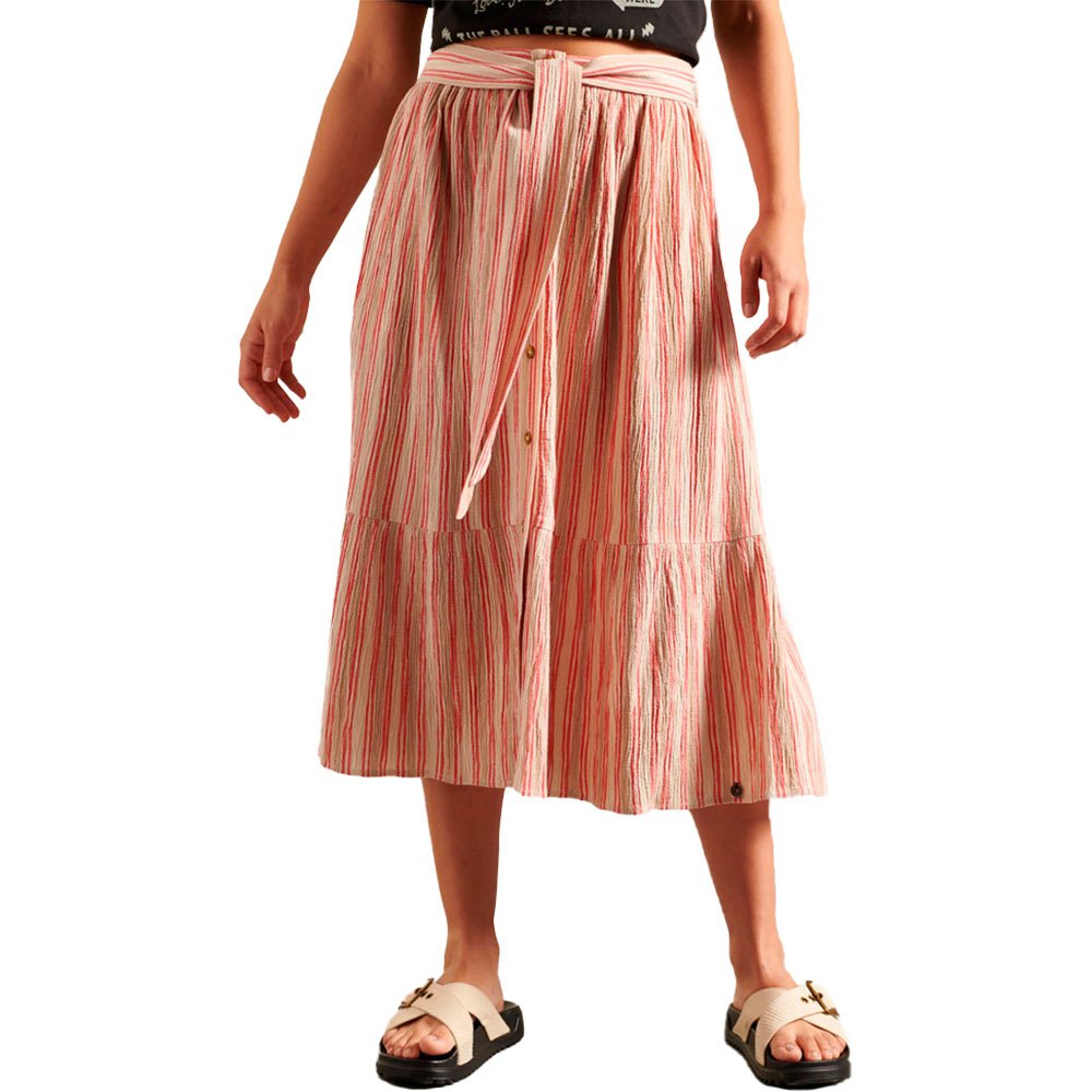 Superdry Midi Rock S Pink Stripe günstig online kaufen