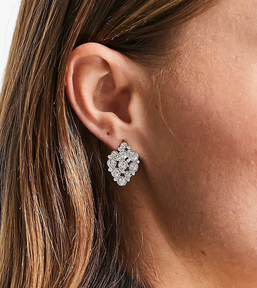 True Decadence – Exklusive Ohrstecker mit Kristallsteinen im Diamant-Design günstig online kaufen