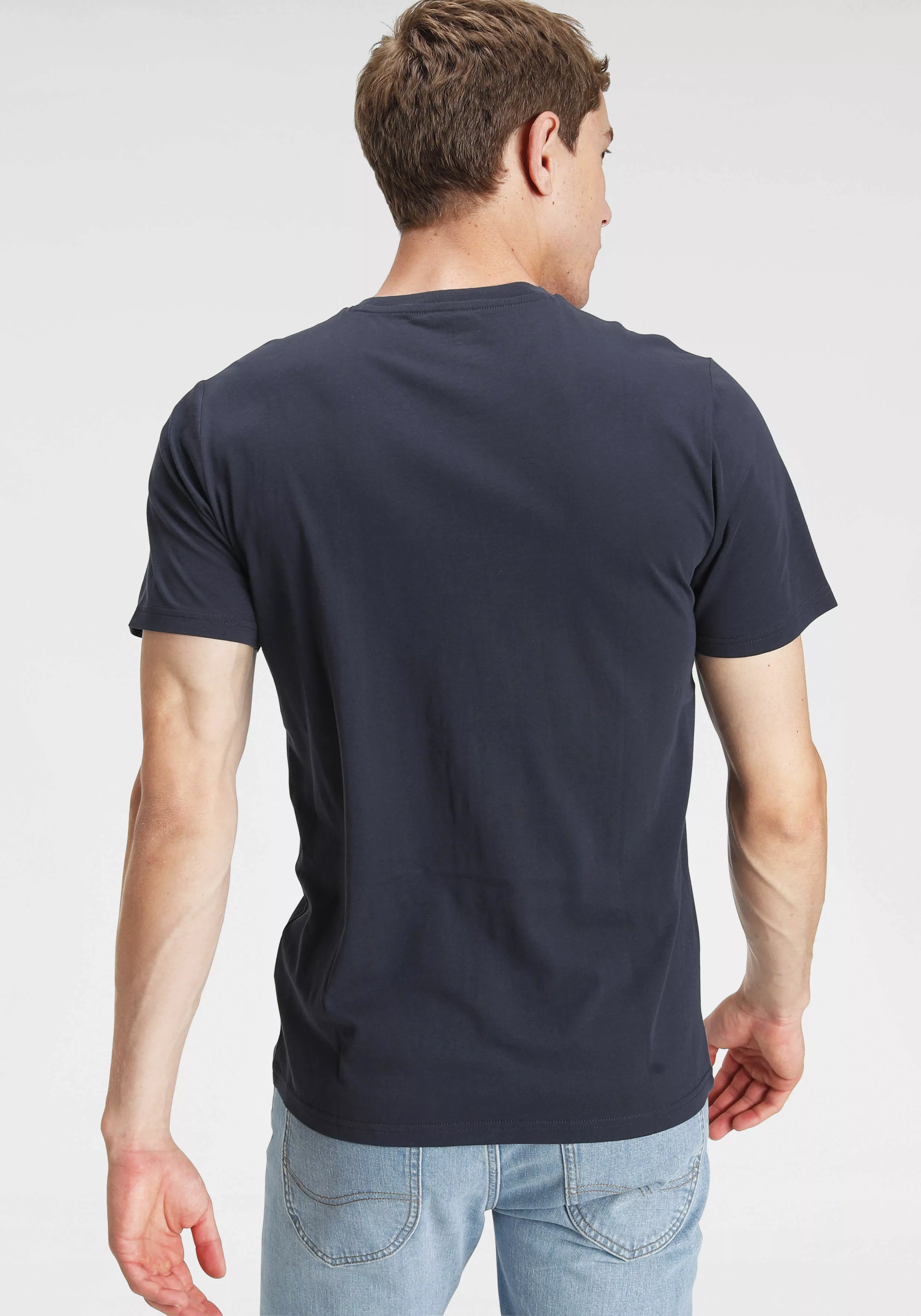 Lee Patch Logo Kurzärmeliges T-shirt 2XL Navy günstig online kaufen