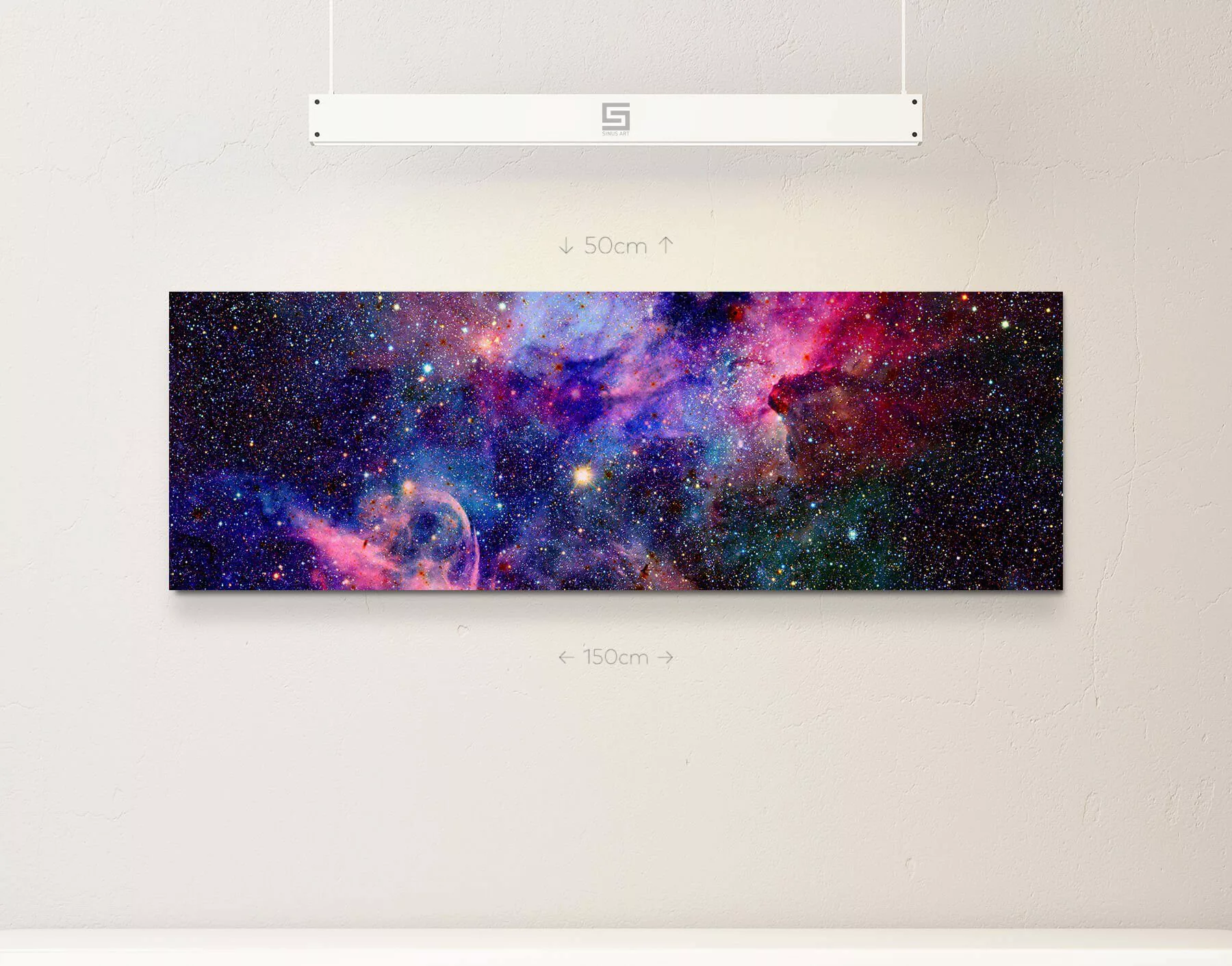 Sinus Art Leinwandbild Nebel und Galaxien günstig online kaufen