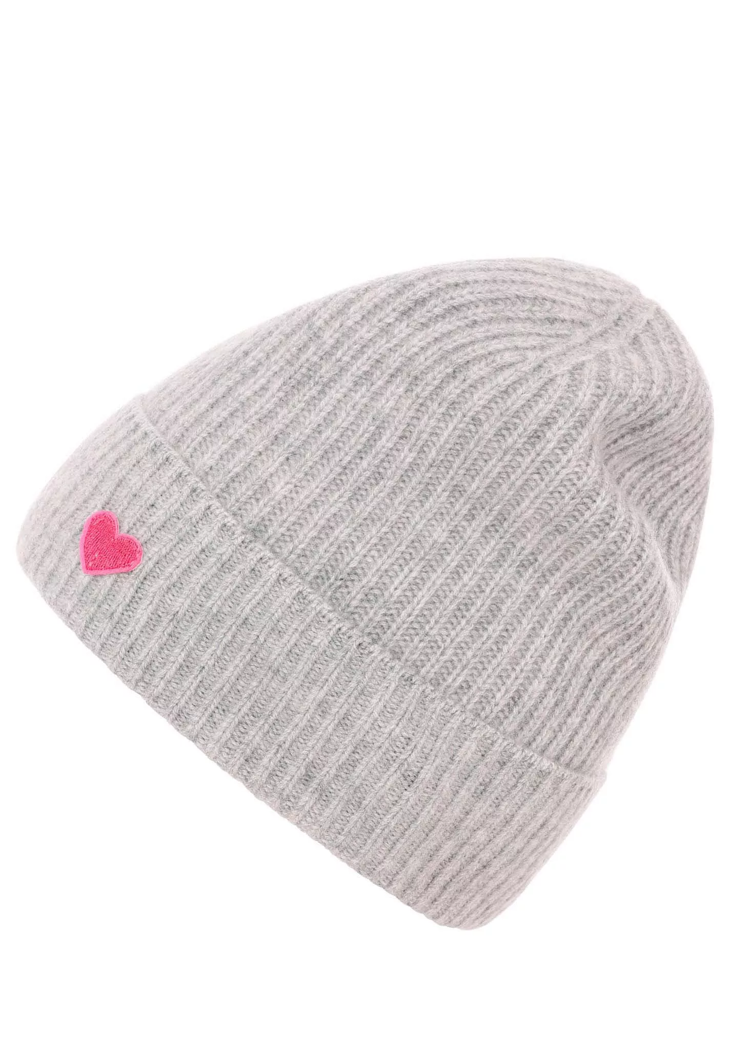 Zwillingsherz Beanie "Beanie mit Herz Aufnäher", (Packung), mit herzförmige günstig online kaufen