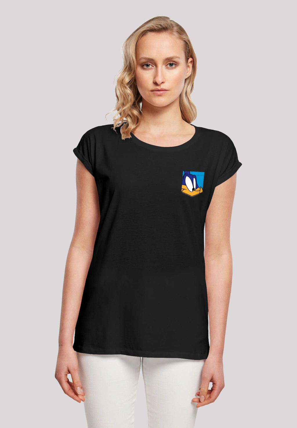 F4NT4STIC T-Shirt "Looney Tunes Road Runner Face Faux Pocket", Print günstig online kaufen