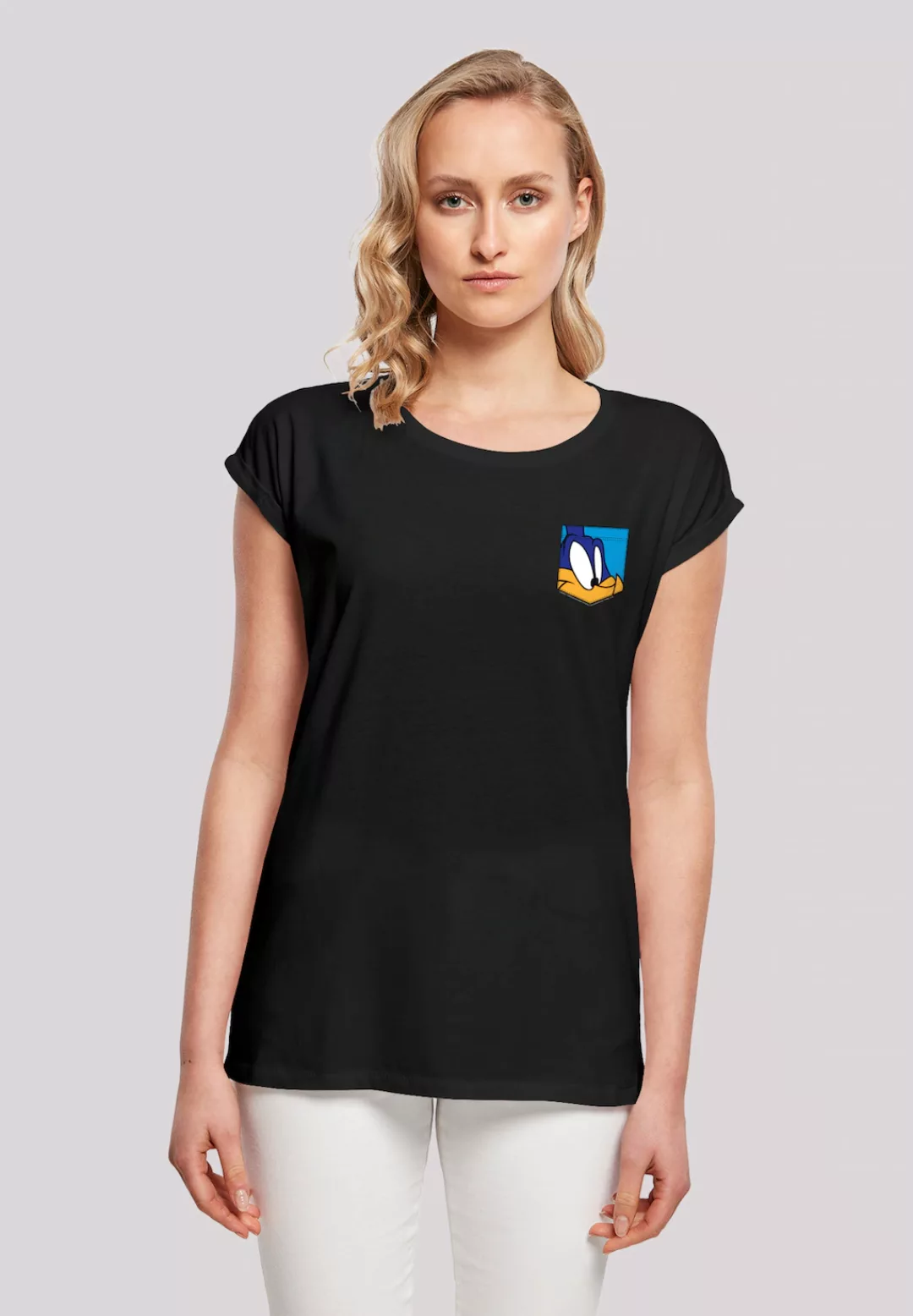 F4NT4STIC T-Shirt "Looney Tunes Road Runner Face Faux Pocket", Print günstig online kaufen