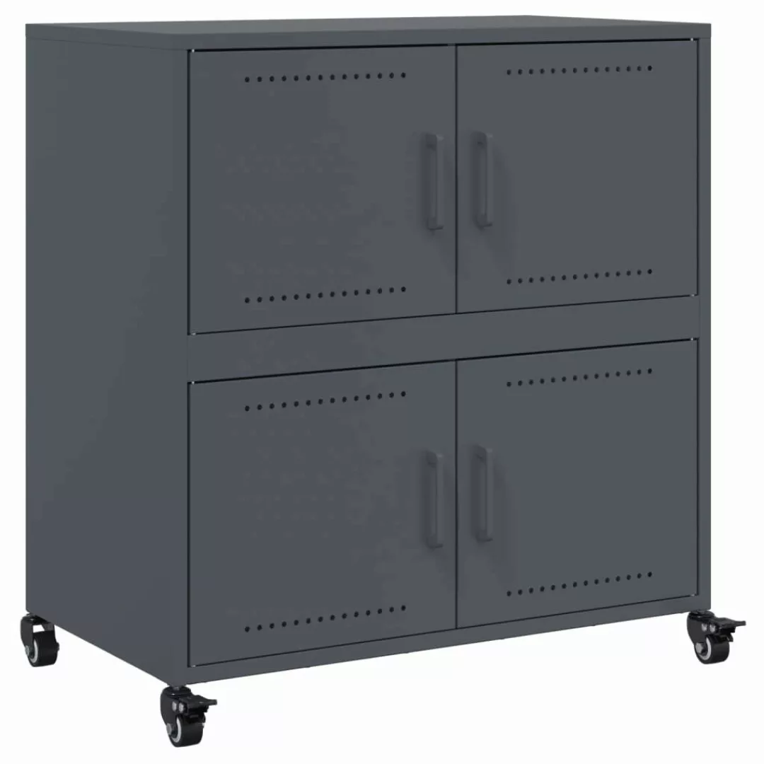 vidaXL Sideboard Sideboard Anthrazit 68,5x39x72 cm günstig online kaufen