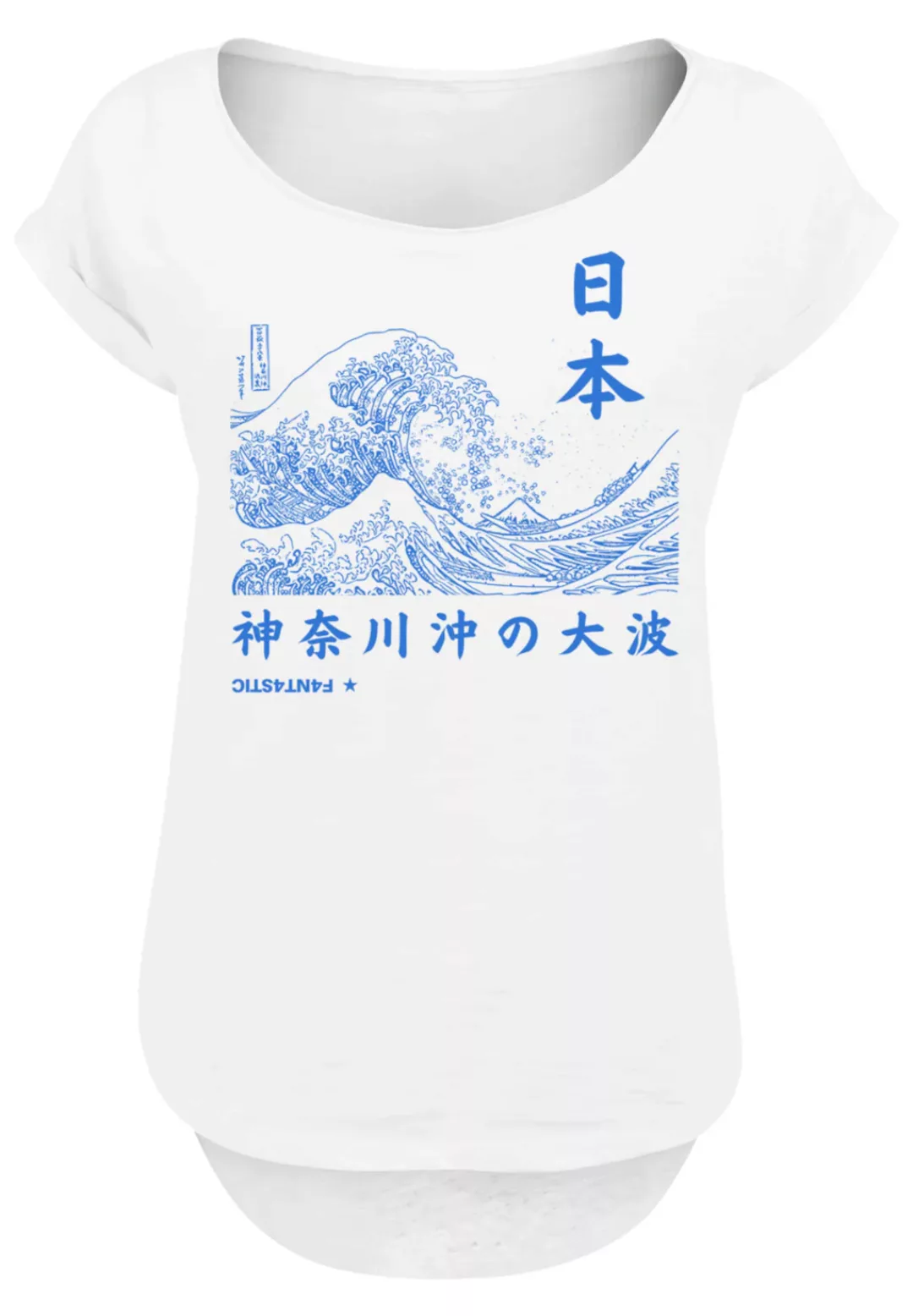 F4NT4STIC T-Shirt "Kanagawa Welle Japan Color", Print günstig online kaufen