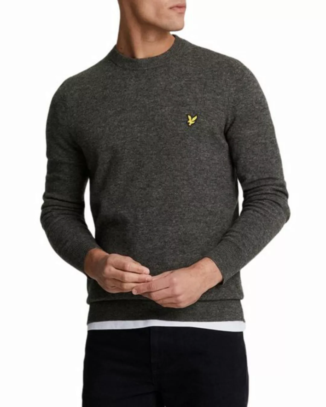 Lyle & Scott Strickpullover Herren Aus Lambswool, Weich & Angenehm günstig online kaufen