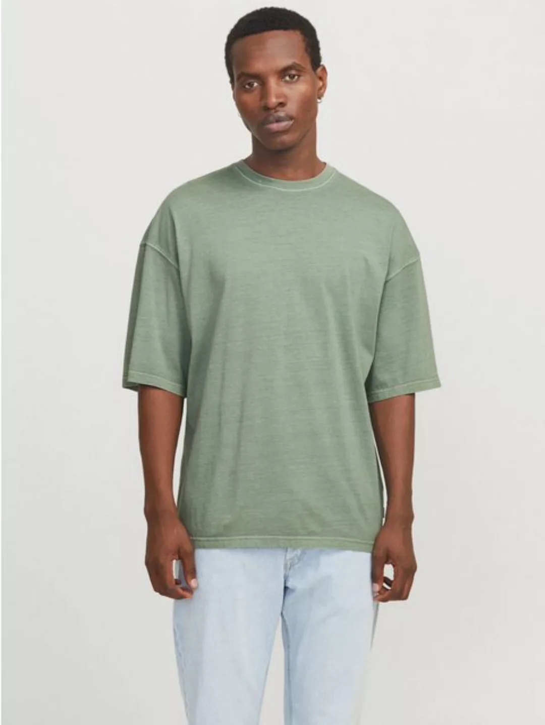 Jack & Jones Rundhalsshirt JJECHARGE FADED TEE O-NECK NOOS mit Rundhalsauss günstig online kaufen