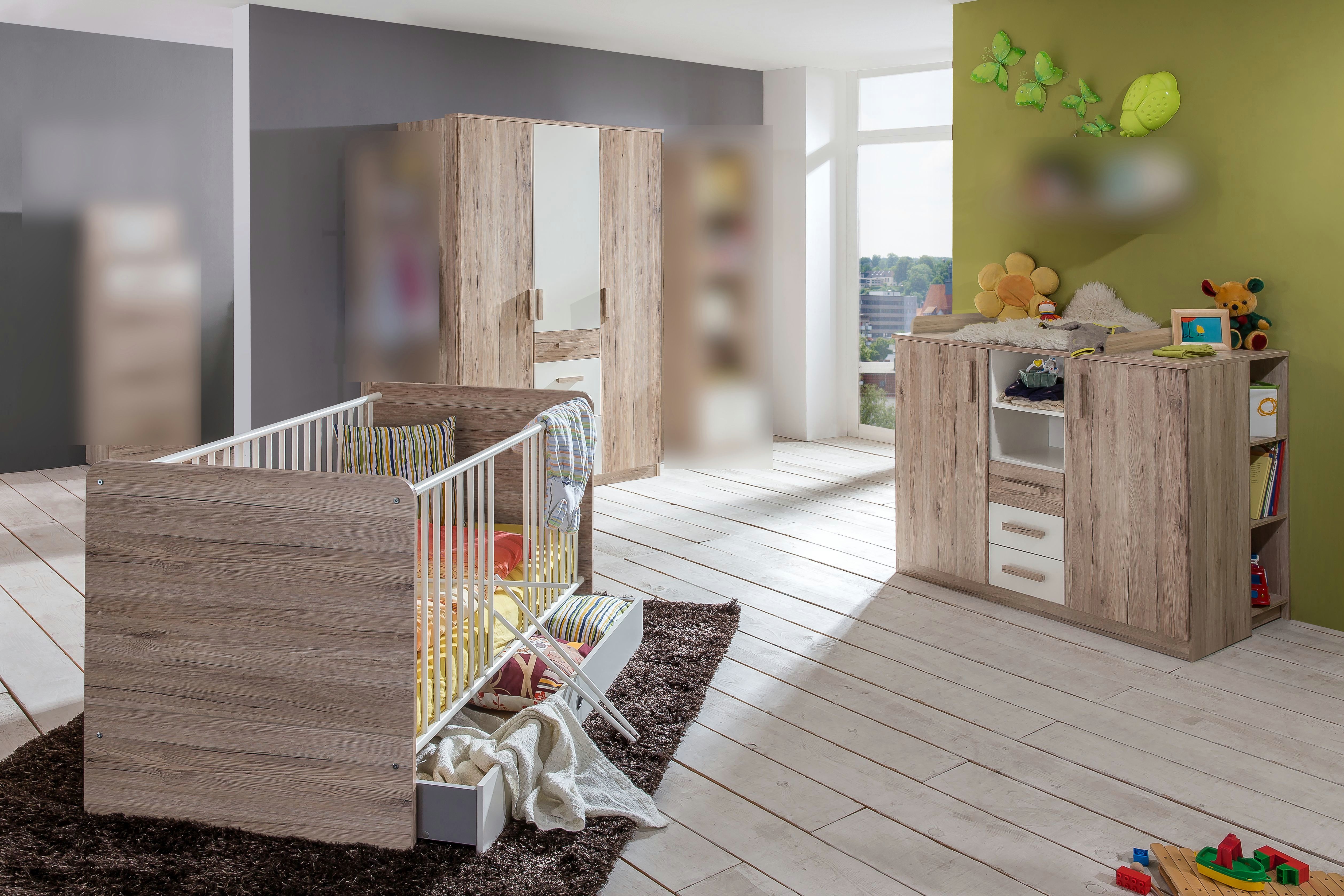 möbel-direkt.de Babyzimmer-Komplettset Cariba, (Komplett Set, 6-tlg., günstig online kaufen