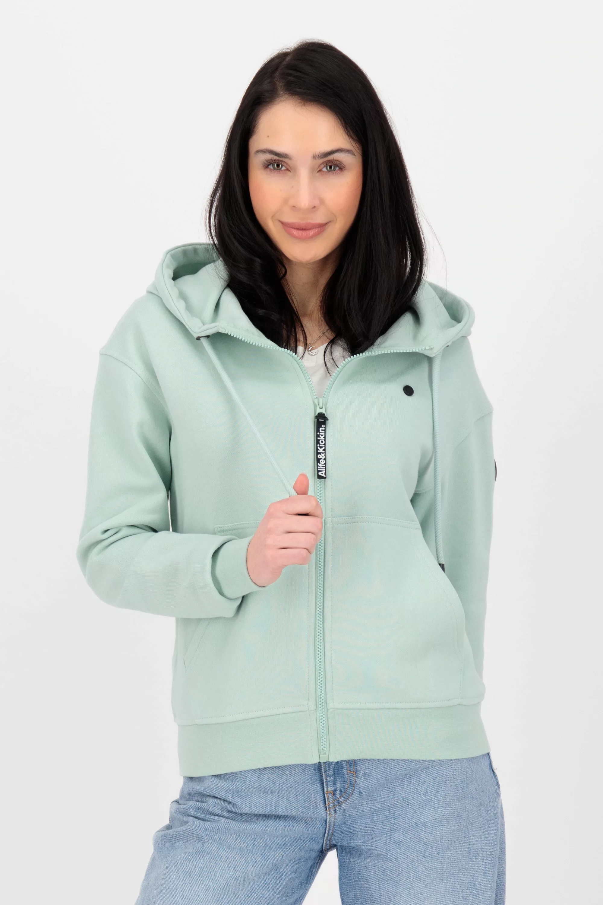 Alife & Kickin Kapuzensweatjacke "TwiggyAK A Hooded Sweat Jacket Damen" günstig online kaufen