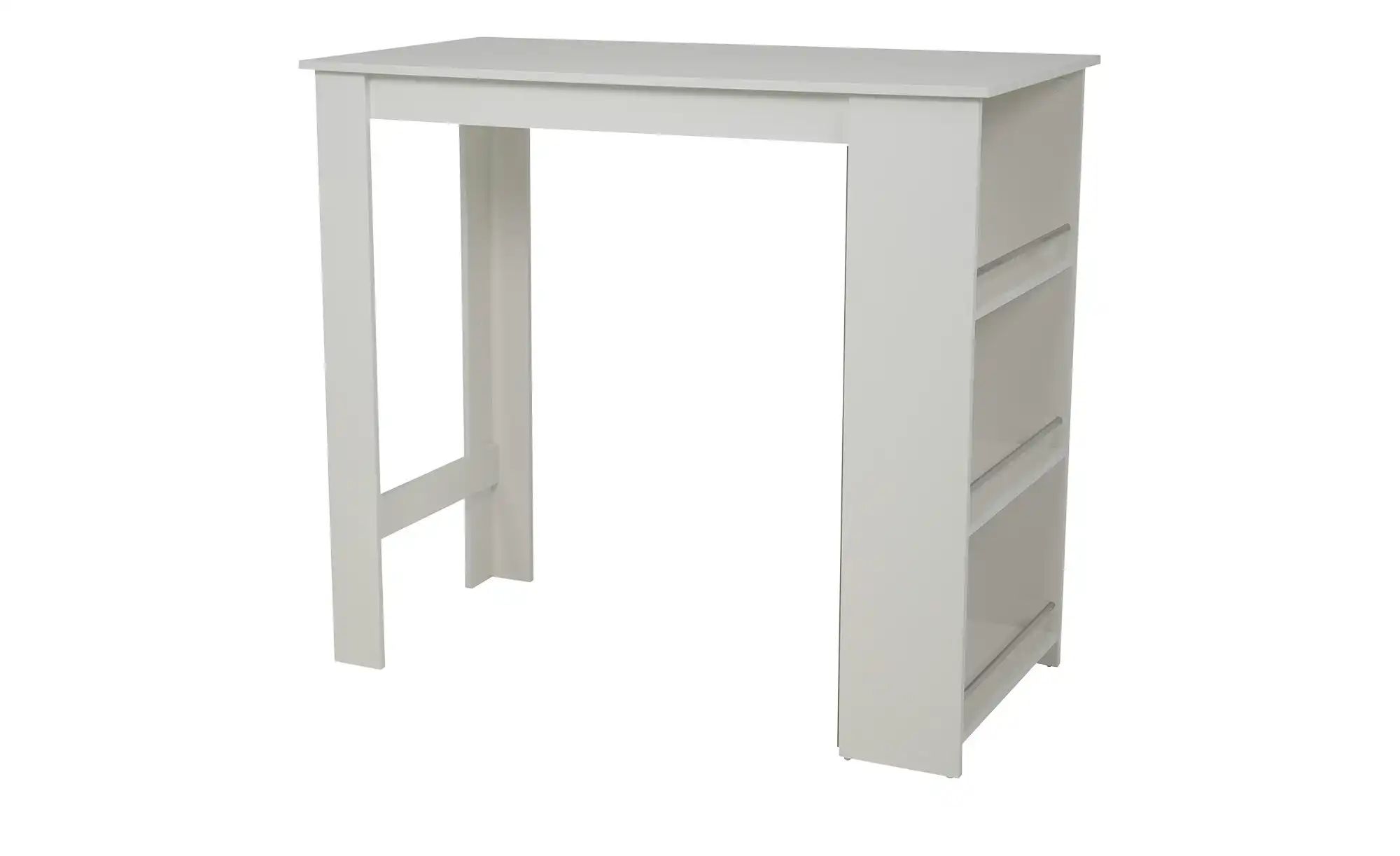 Bartisch  Oliver ¦ weiß ¦ Maße (cm): B: 60 H: 107 Tische > Bartische - Höff günstig online kaufen