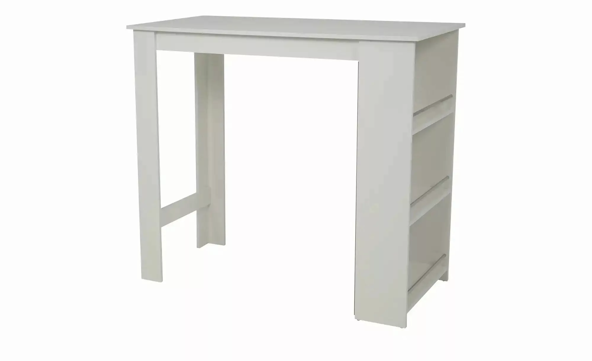 Bartisch  Oliver ¦ weiß ¦ Maße (cm): B: 60 H: 107 Tische > Bartische - Höff günstig online kaufen