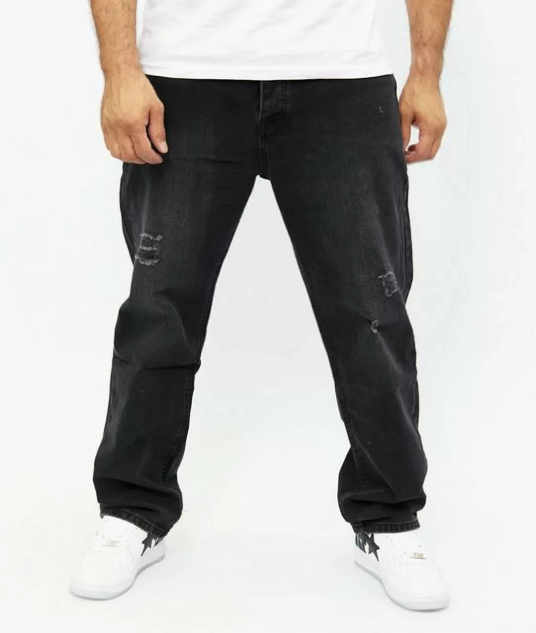 Denim Distriqt Loose-fit-Jeans Lässige Baggy Herren Jeans Hip Hop Jeans günstig online kaufen