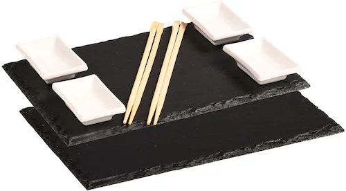 KESPER® Servierplatte »(Sushi-Set)«, (Set, 8 tlg.), mit Zubehör günstig online kaufen